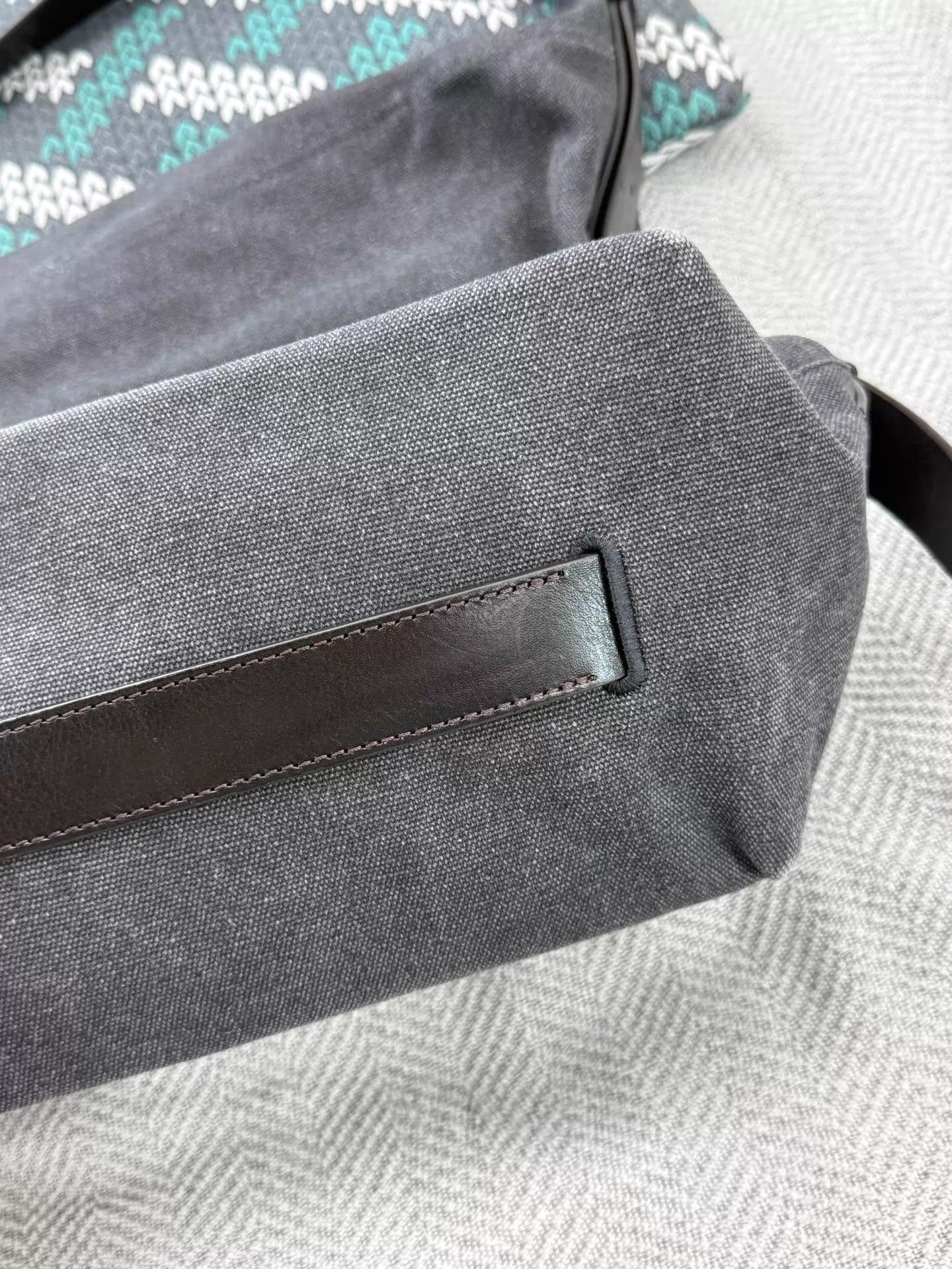 Lemaire Lemaire Gray Canvas Tote - New Size ONE SIZE - 4 Thumbnail