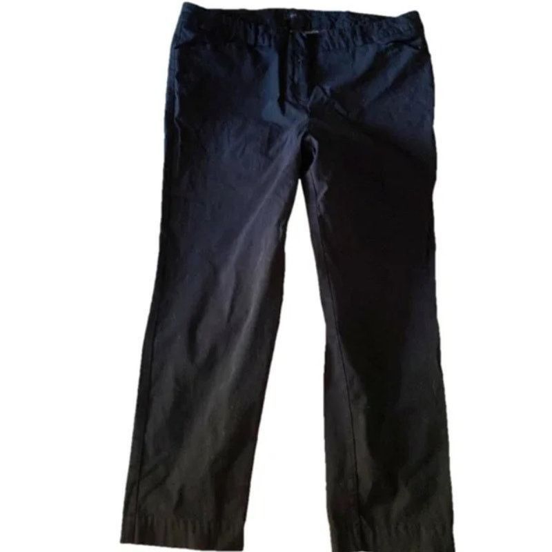Worthington Classic Slim Fit Black Stretch Dress Pants Worthington 18W Size 42" / US 20 - 2 Thumbnail