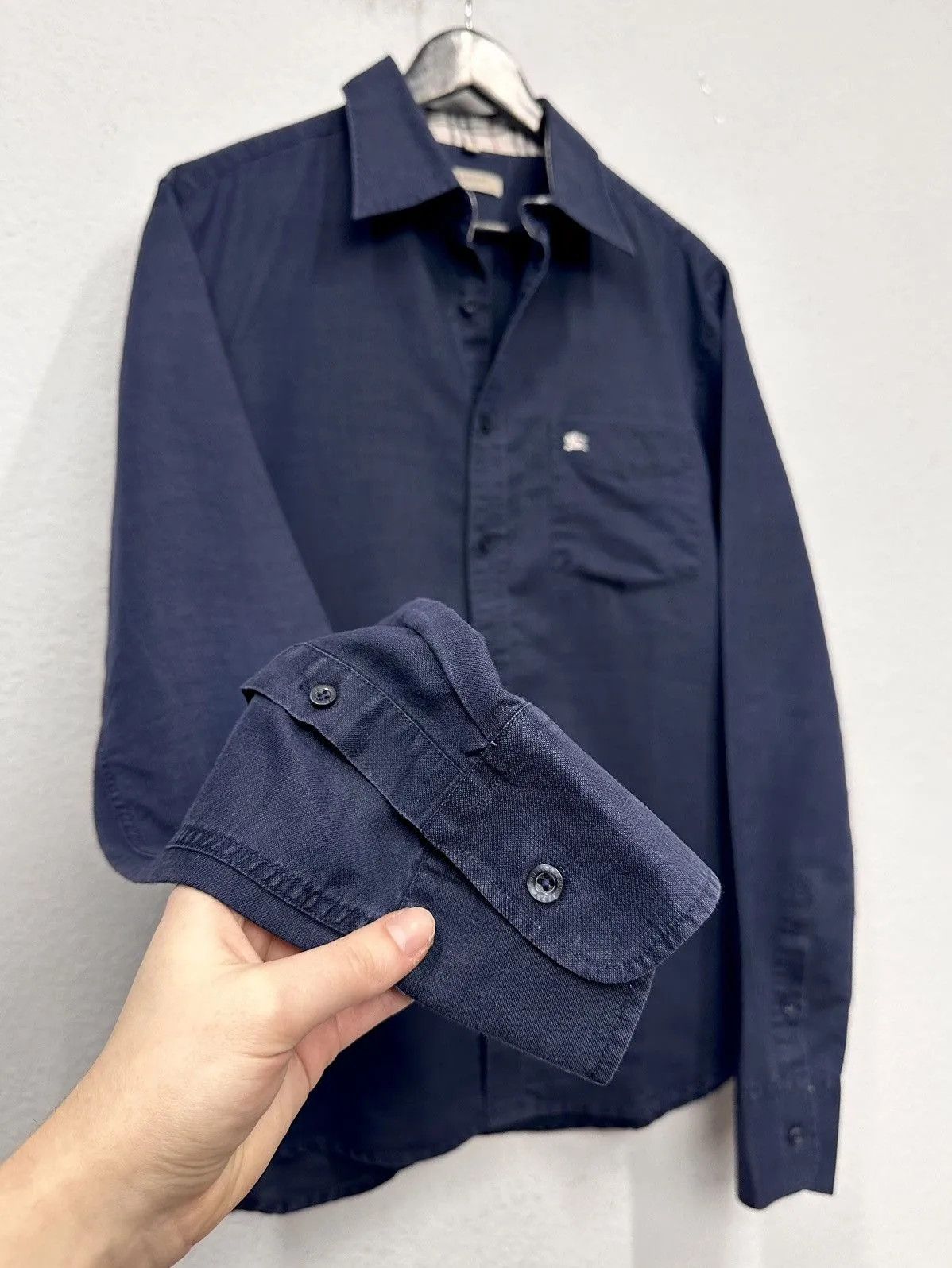 Vintage Wow 😻Shirt Burberry Long Sleeve Vintage Dolce Style Y2K Size US L / EU 52-54 / 3 - 8 Thumbnail