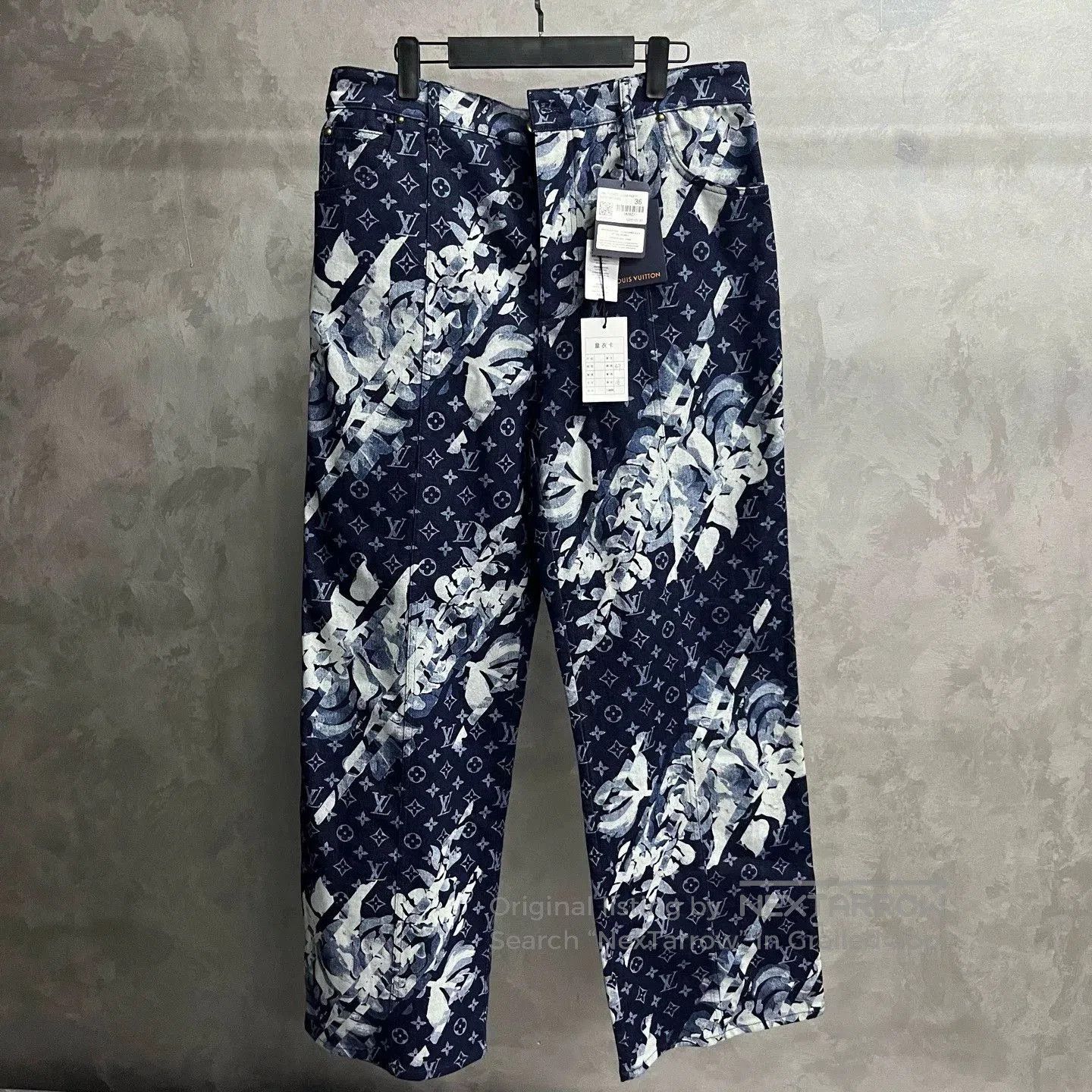 Louis Vuitton Louis Vuitton Multi-Pattern High-Waist Jeans. Size US 36 / EU 52 - 1 Thumbnail