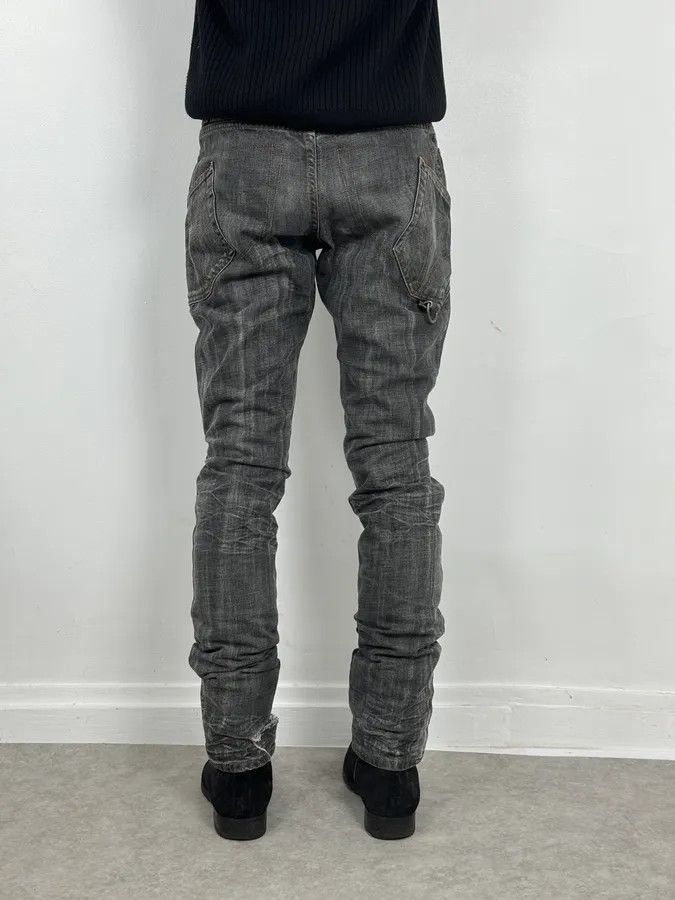 Dolce & Gabbana AW2003 Dolce & Gabbana Raw Grey Slim Denim Jeans Size US 30 / EU 46 - 4 Thumbnail
