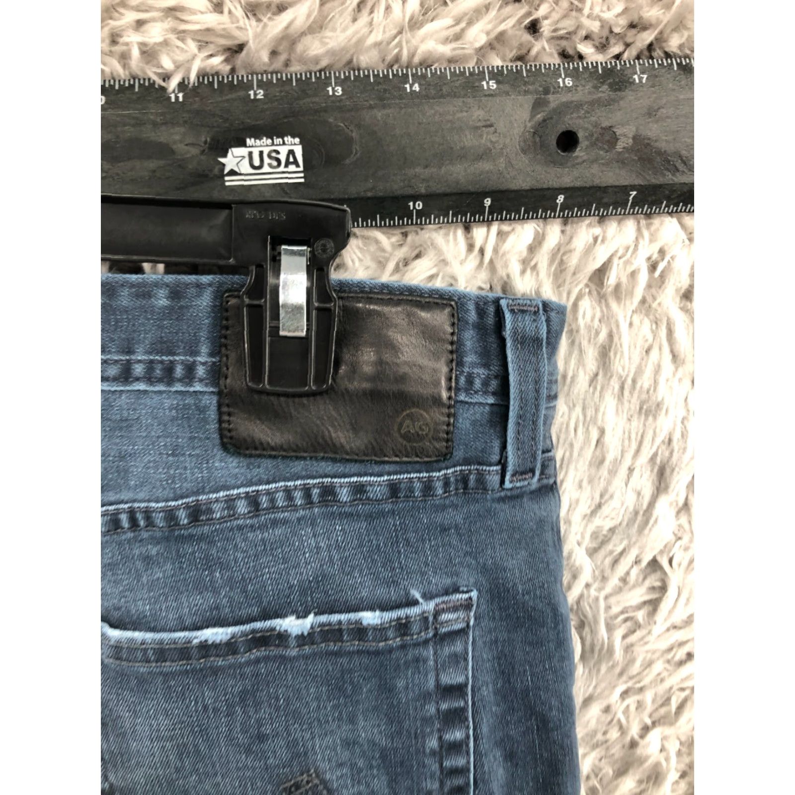 Vintage AG The Graduate Tailor Leg Jeans Size 36 Mens Mid Rise Medium Blue Wash Jeans Regular 5-Pocket Denim Straight | AG Adriano Goldschmied The Everett Men Size US 36 / EU 52 - 6 Thumbnail