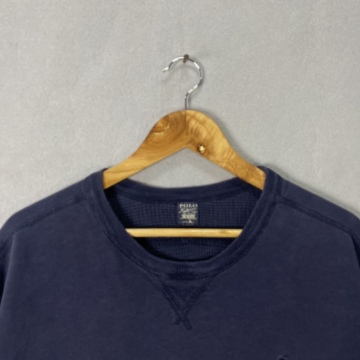 Polo Ralph Lauren 2000s Polo Ralph Lauren Navy Crewneck Sweatshirt Size US L / EU 52-54 / 3 - 2 Thumbnail