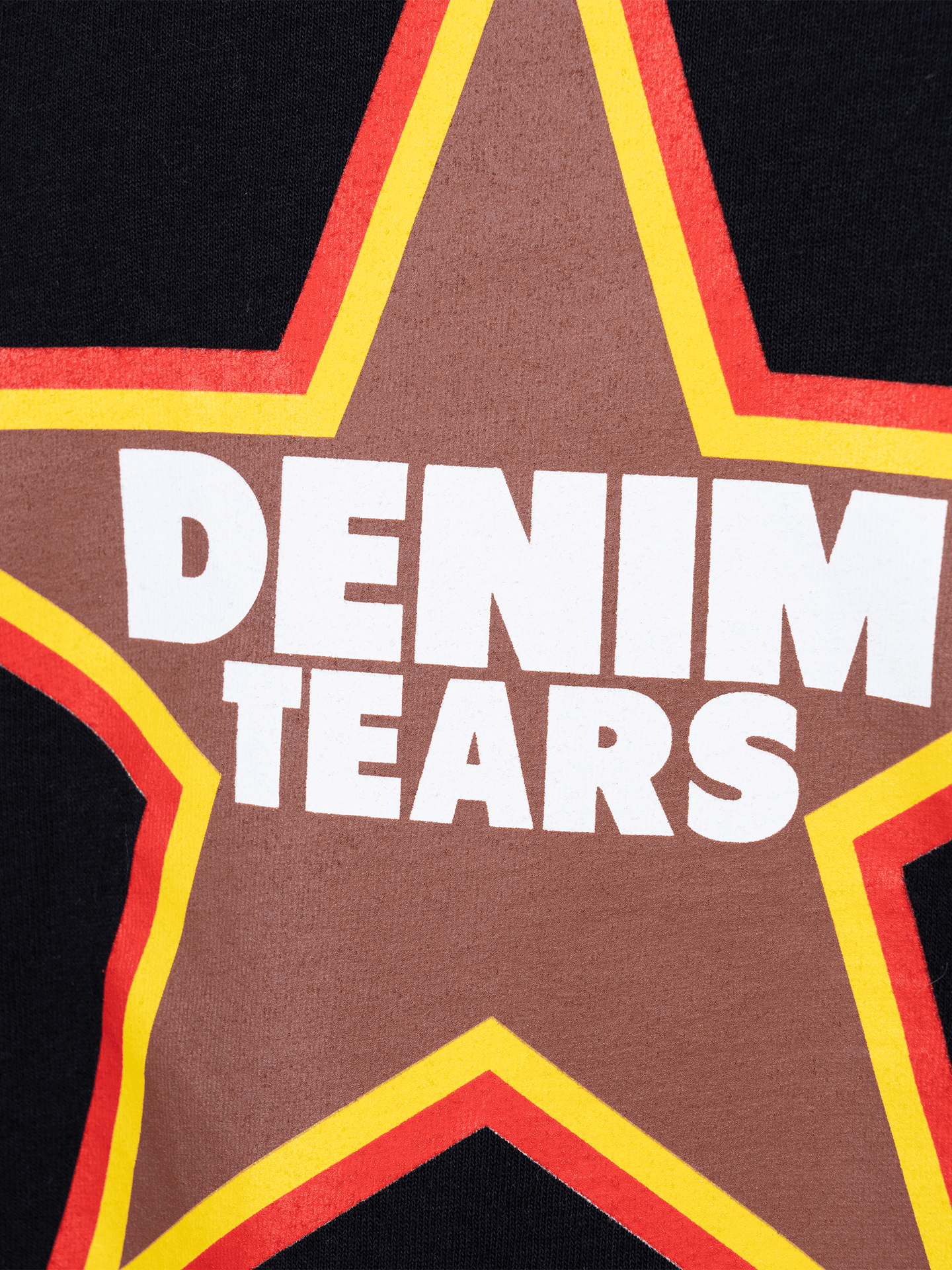 DENIM TEARS Denim Tears "Every Tear Is A Star" black t-shirt Size US M / EU 48-50 / 2 - 2 Thumbnail
