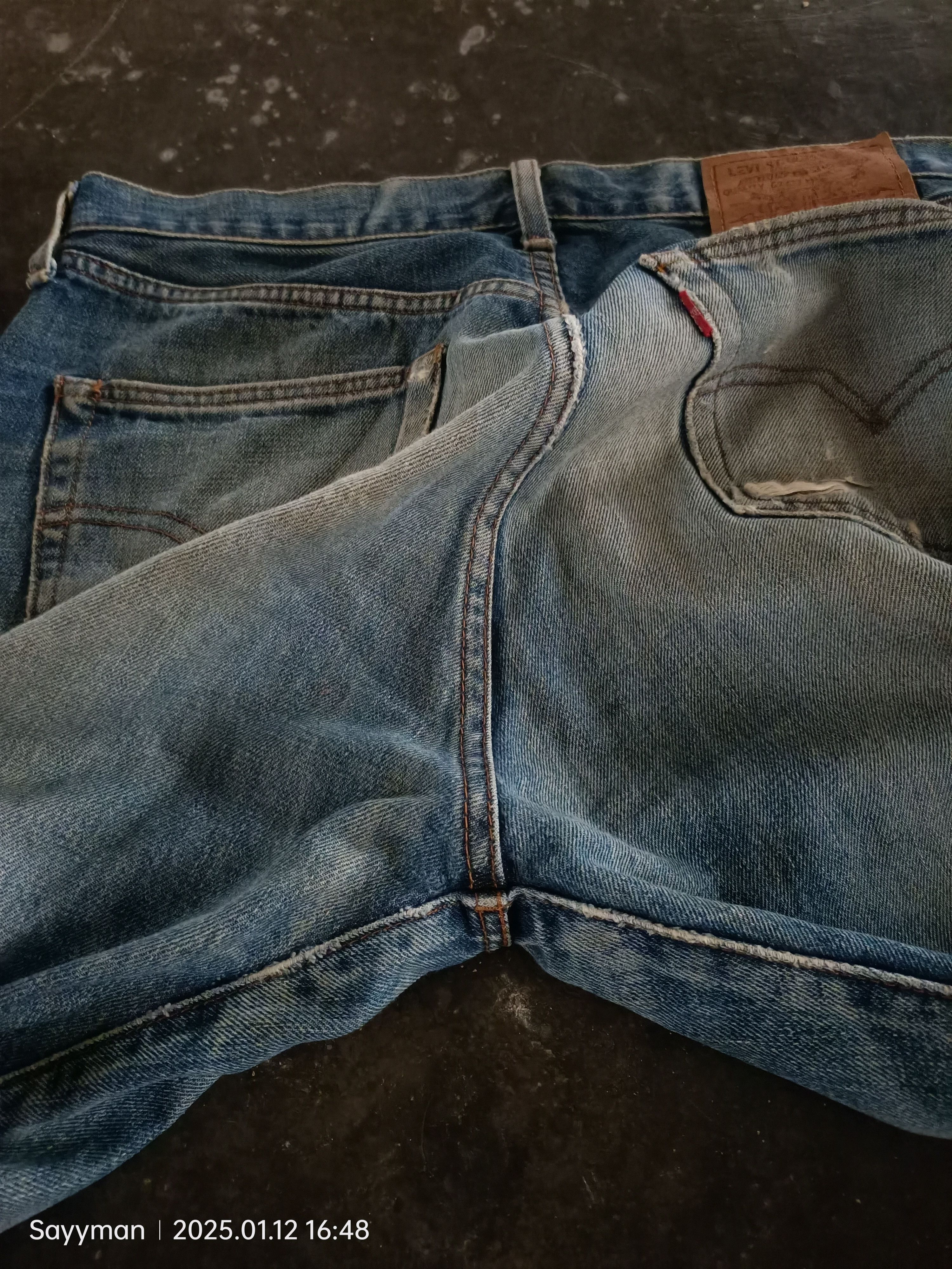 Levi's × Levi's Vintage Clothing Levis 502 Big E Selvedge Button J22 Denim Jeans Size US 32 / EU 48 - 17 Thumbnail