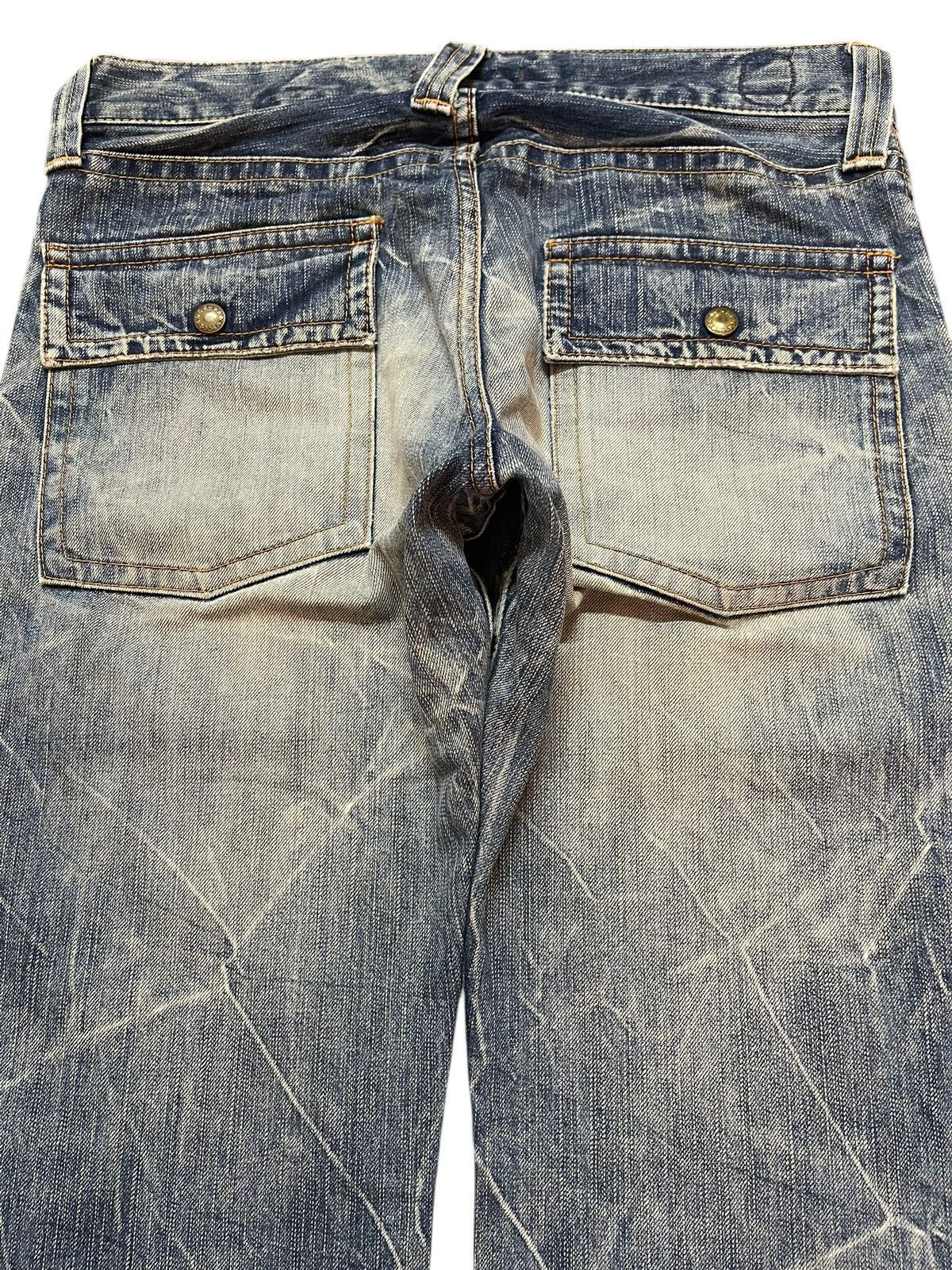 Hysteric Glamour Vintage Japanese Brand Bush Pants Thunder Wash Baggy Jeans Size US 32 / EU 48 - 5 Thumbnail