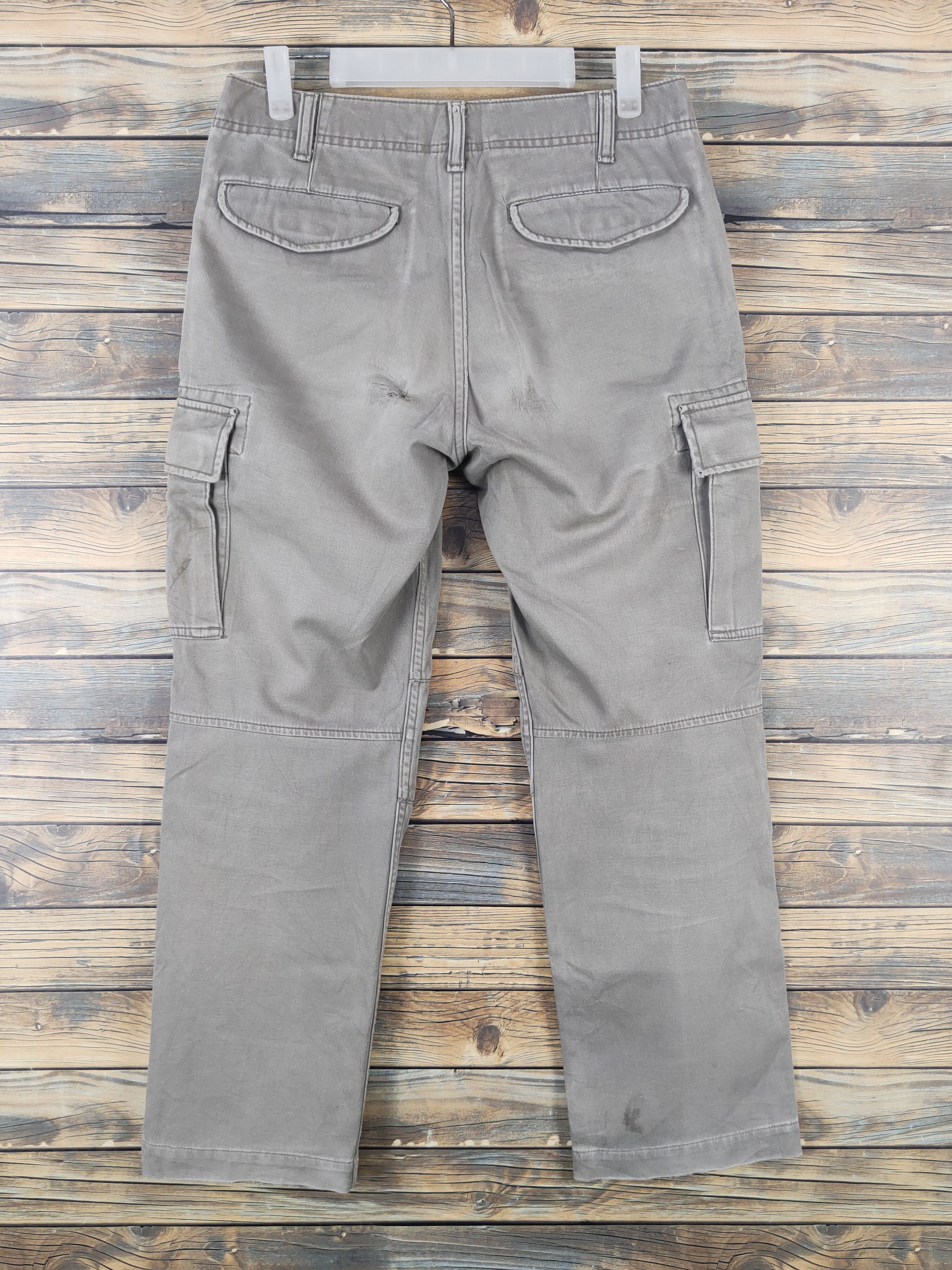 Japanese Brand Uniqlo Gray Multipocket Tactical Cargo Pants #W1575 Size US 29 - 9 Thumbnail