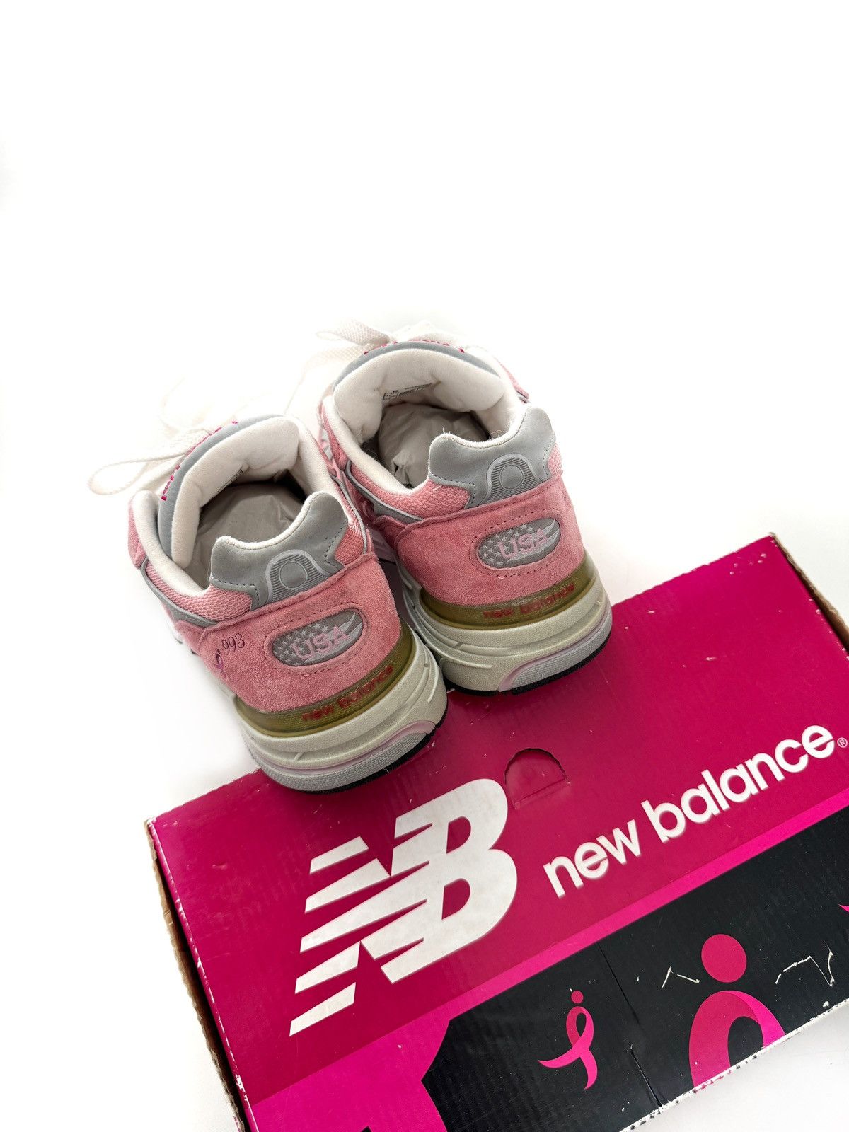 New Balance New Balance 993 Pink 20th Anniversary Breast Size US 7 / IT 37 - 6 Thumbnail