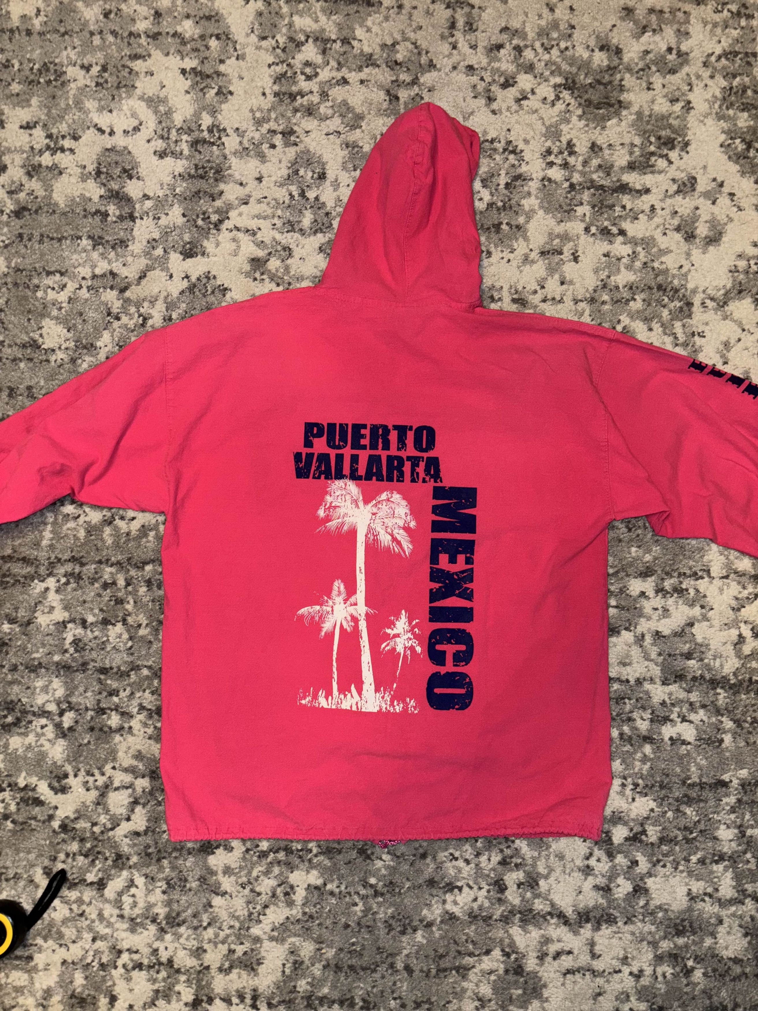 Vintage Vintage 80s Puerto Vallarta Mexico Zip Up Windbreaker Size US L / EU 52-54 / 3 - 2 Thumbnail