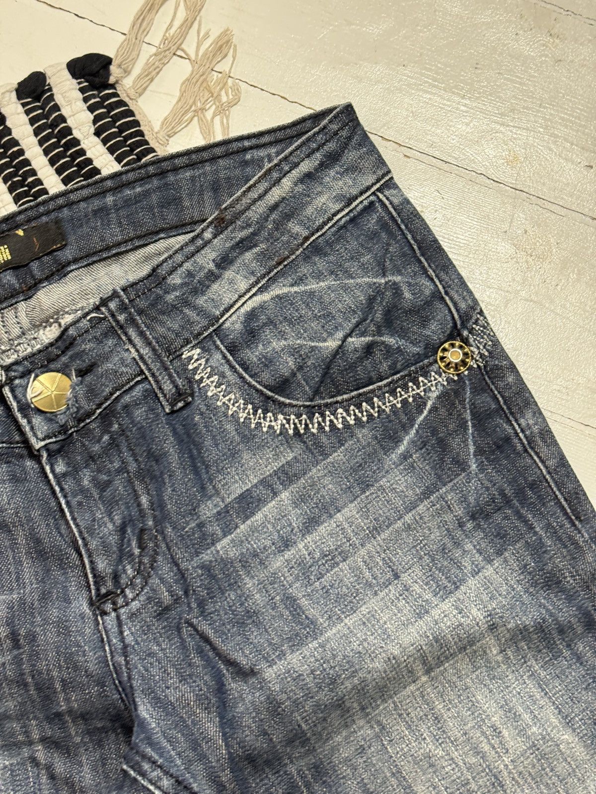 Just Cavalli VINTAGE JUST CAVALLI 2000s DENIM PANTS Size 29" - 9 Thumbnail