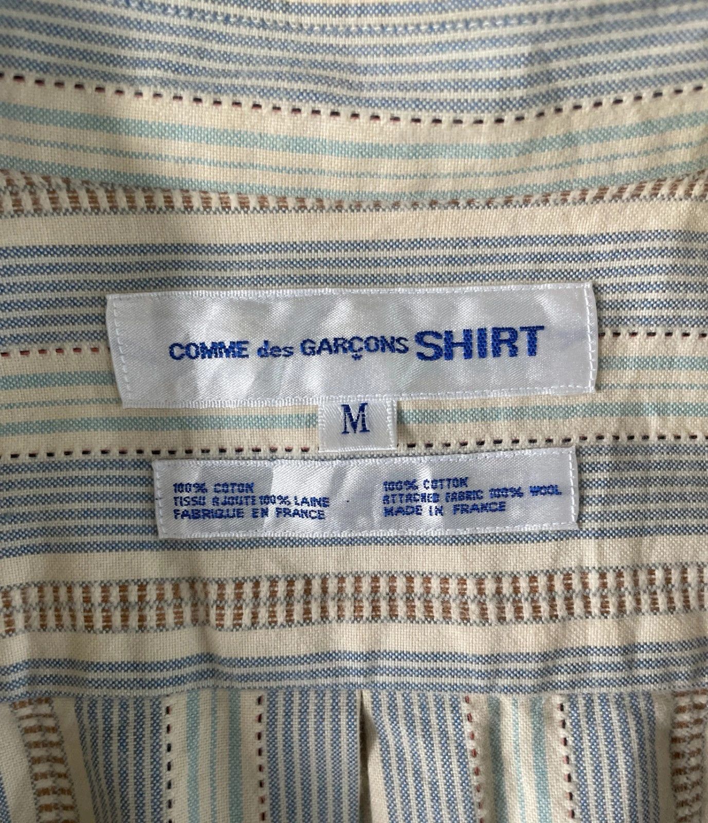 Comme des Garcons SHIRT Comme des Garcons Vintage Stripped Shirt Size US M / EU 48-50 / 2 - 5 Thumbnail