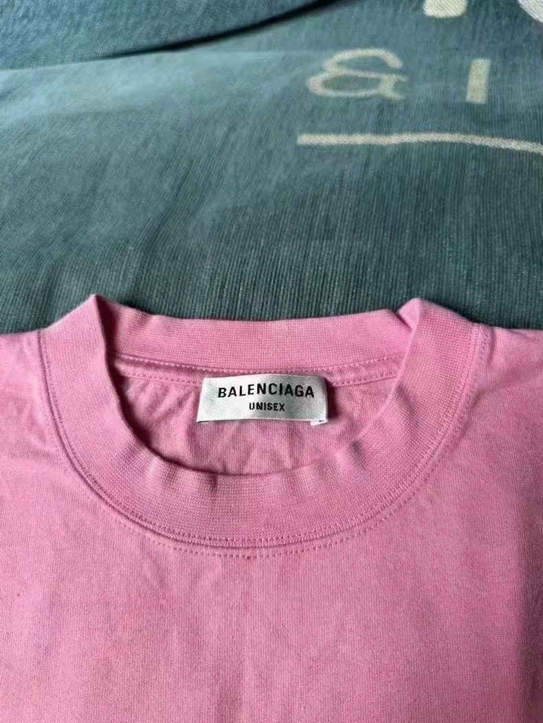 Balenciaga Balenciaga Pink rhinestone short sleeve Size US XS / EU 42 / 0 - 3 Thumbnail