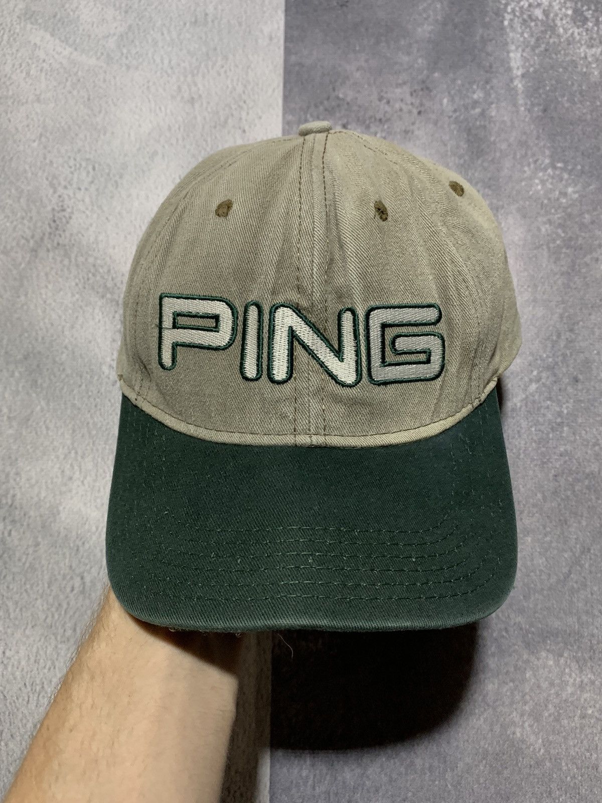 PING × Vintage Vintage Ping cap streetwear big logo style Size ONE SIZE - 1 Thumbnail