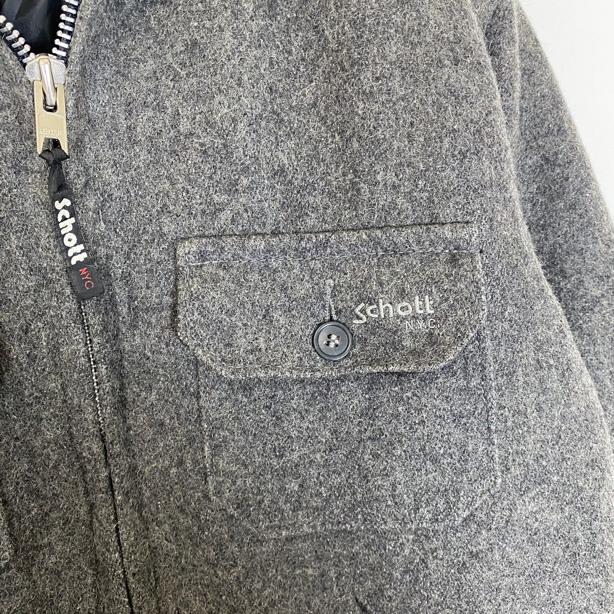 Schott ✨Vintage Schott NYC wool worker style zipper jacket Size US M / EU 48-50 / 2 - 7 Thumbnail