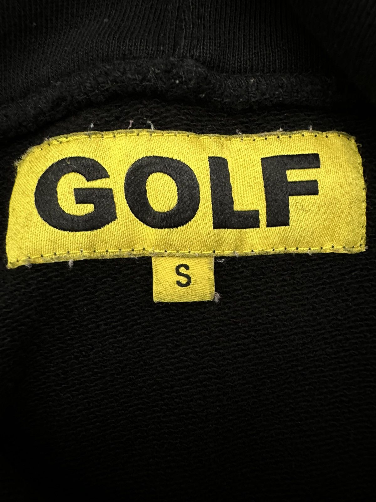 Golf Wang × Tyler The Creator Golf Wang Embroidered Logo Patch Hoodie Black Sz. Small S Size US S / EU 44-46 / 1 - 5 Thumbnail