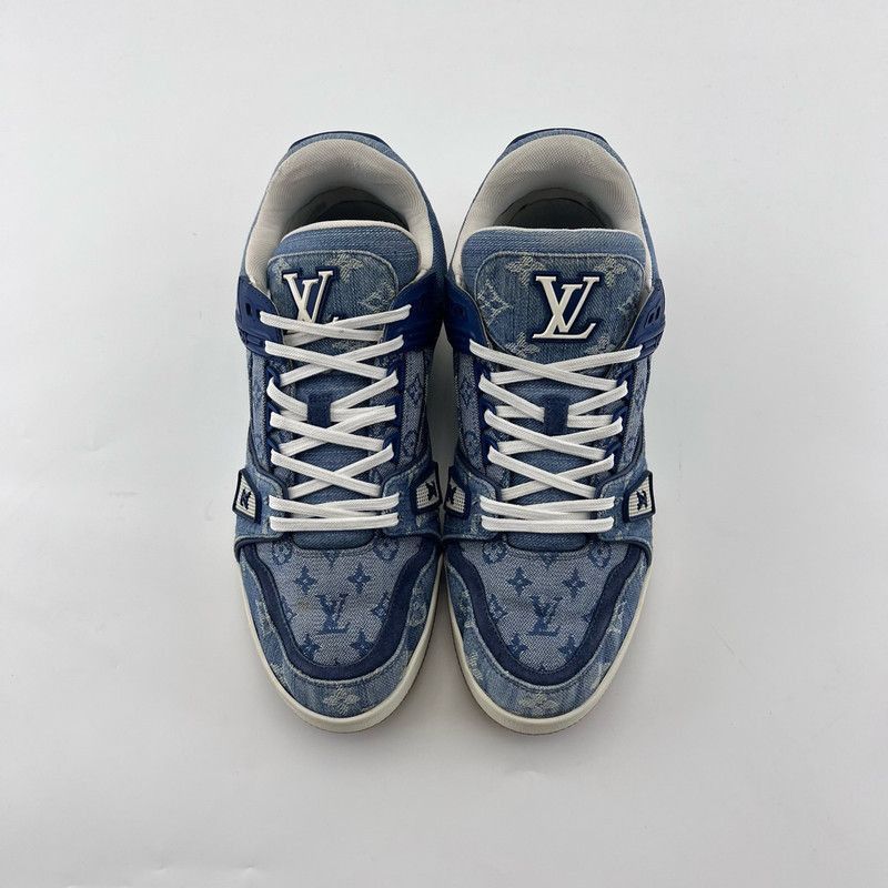 Louis Vuitton Louis Vuitton Stylish Blue Sneakers for Men - Size US 9 / EU 42 - 2 Thumbnail