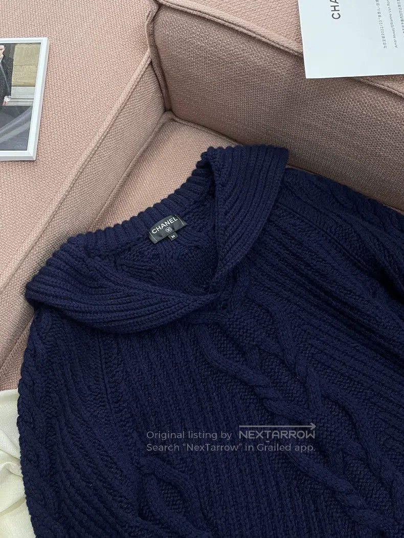 Chanel Chanel German Hamburg series dark blue dark blue navy coll Size XS / US 0-2 / IT 36-38 - 2 Thumbnail