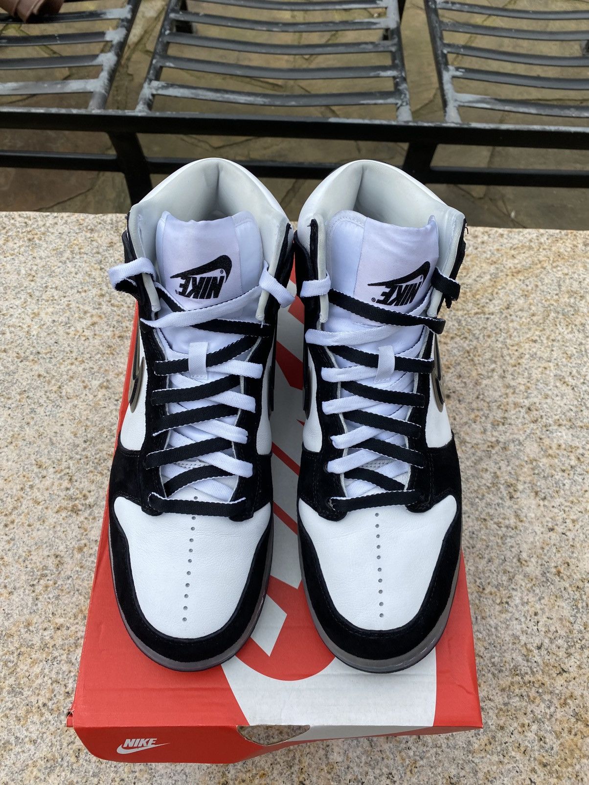 Nike Nike Dunk High Slam Jam White Black DA1639-101 Men Size 11 Size US 11 / EU 44 - 3 Thumbnail