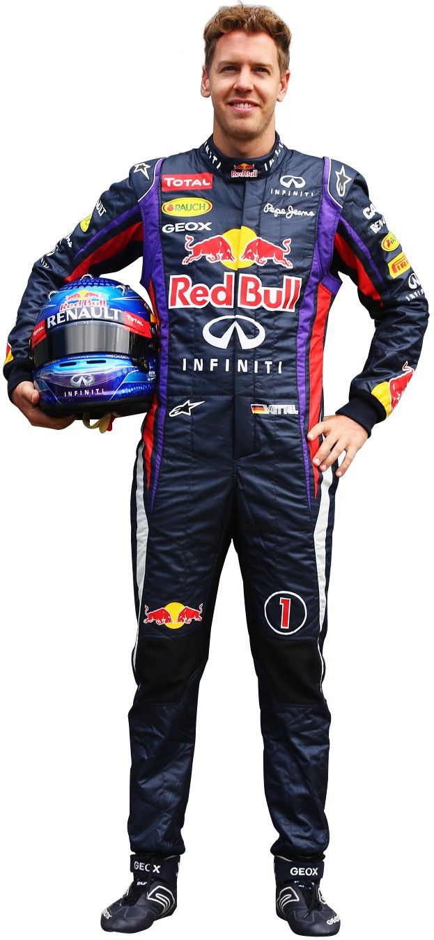 Formula 1 🔥HALL OF FAME LEGENDARY F1 2013 SEBASTIAN VETTEL SIGNED SUIT Size US 34 / EU 50 - 4 Thumbnail