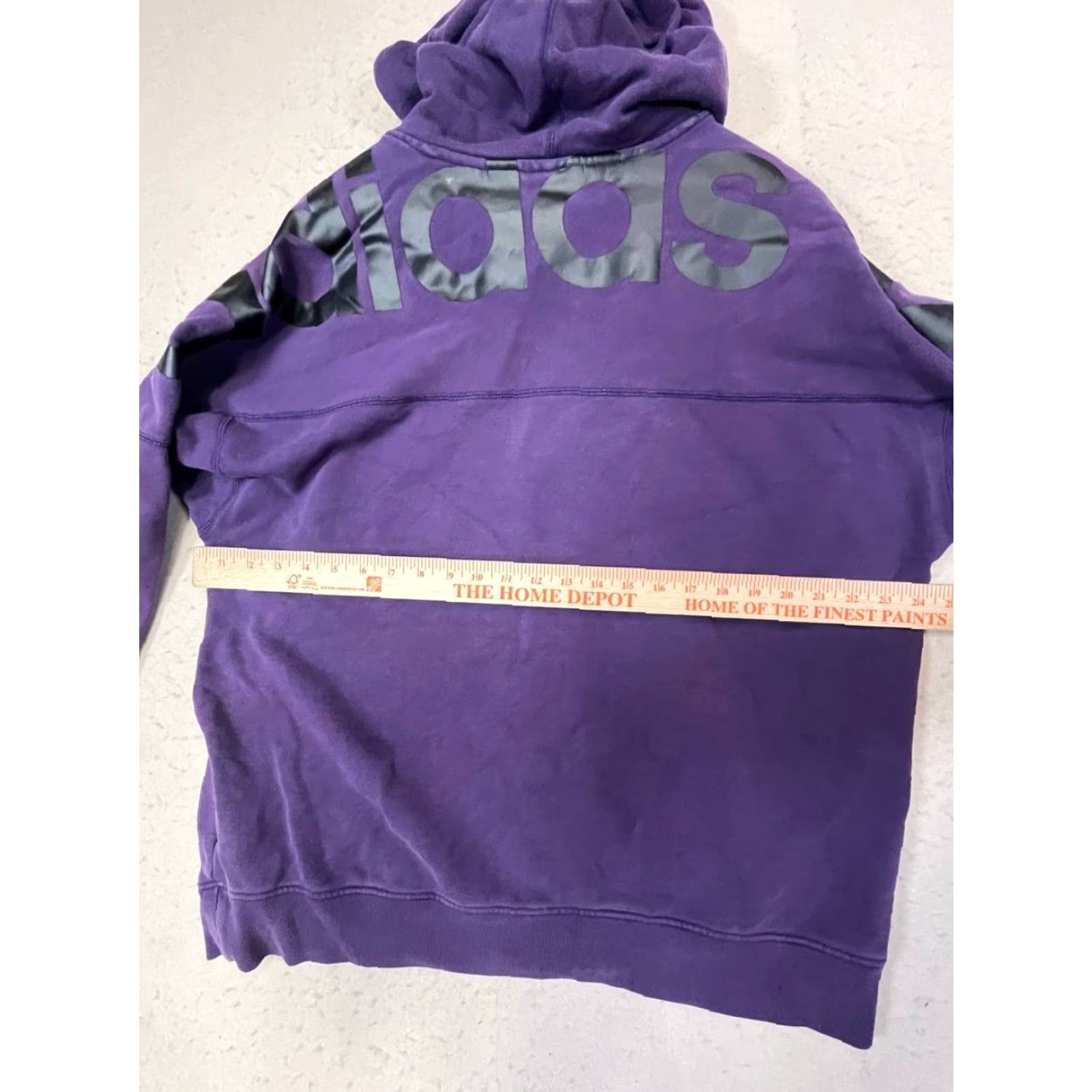 Adidas VINTAGE Adidas Pullover Hoodie Large Men Purple Size US L / EU 52-54 / 3 - 3 Thumbnail