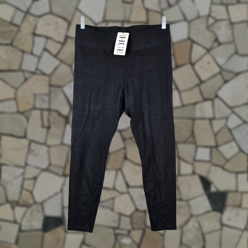 Vintage Hue Women's Leggings Black Size L Size 36" / US 14 / IT 50 - 1 Thumbnail