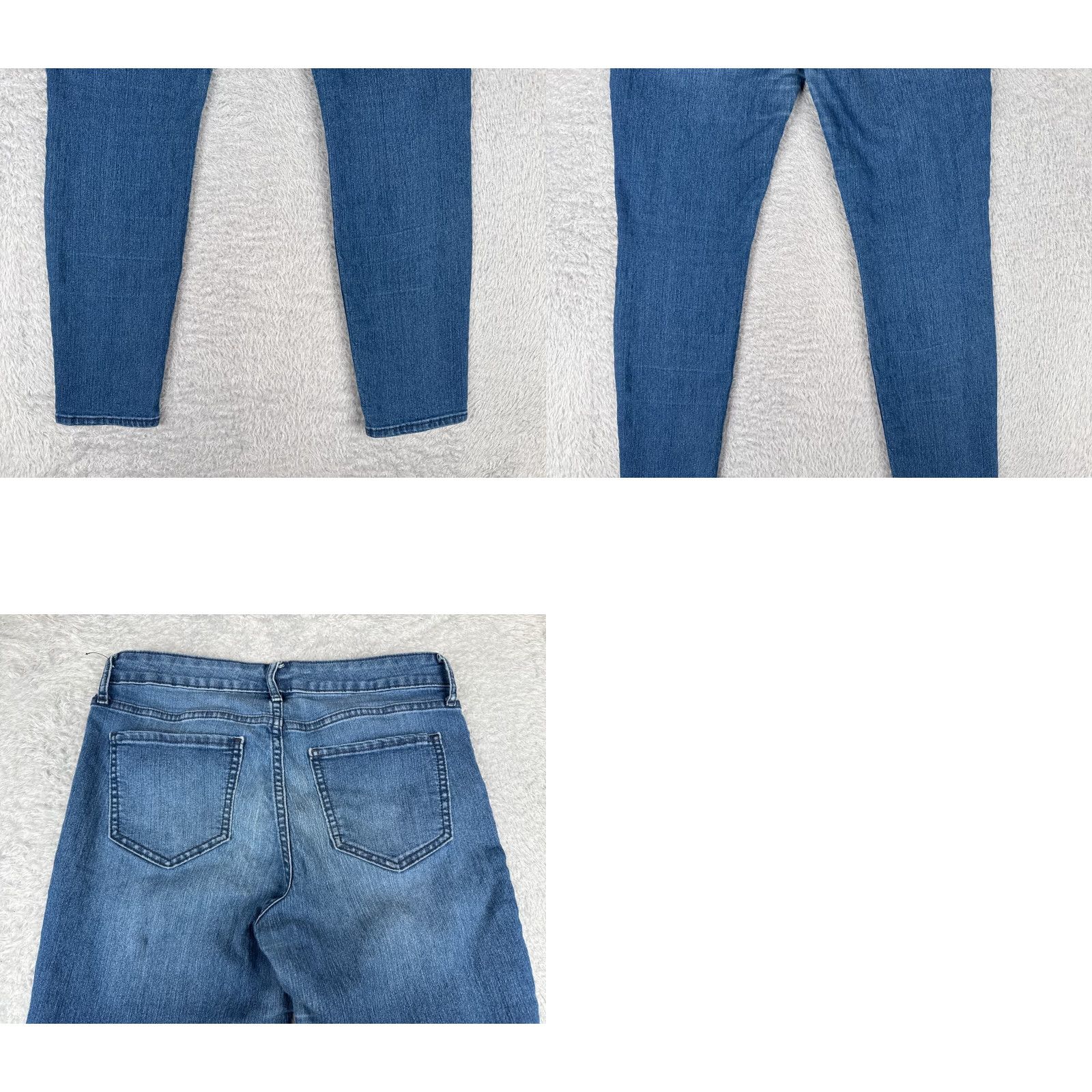 Old Navy Old Navy Jeans Pants Womens 8 Blue Denim Super Skinny Mid Rise Cotton 29x27 Size 30" / US 8 / IT 44 - 10 Thumbnail