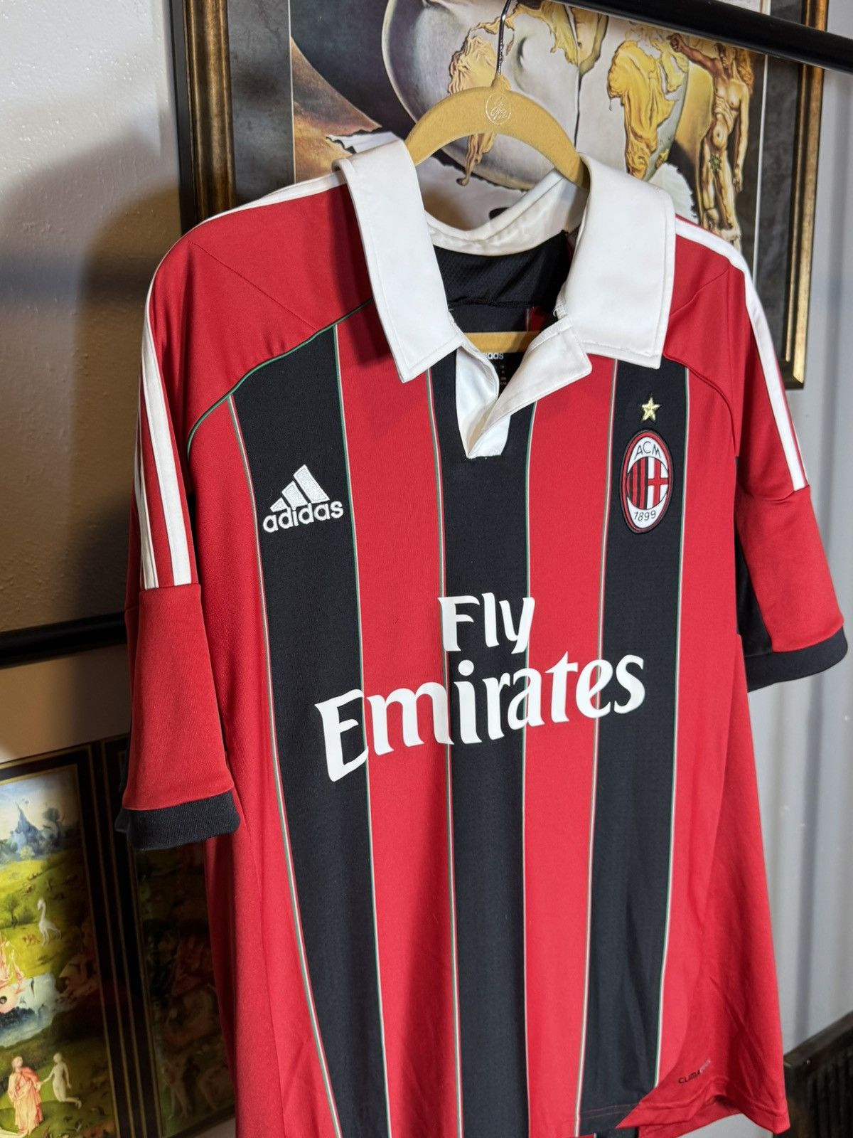 Adidas MILAN 2012 2013 HOME FOOTBALL SHIRT SOCCER JERSEY ADIDAS XL Size US XL / EU 56 / 4 - 3 Thumbnail