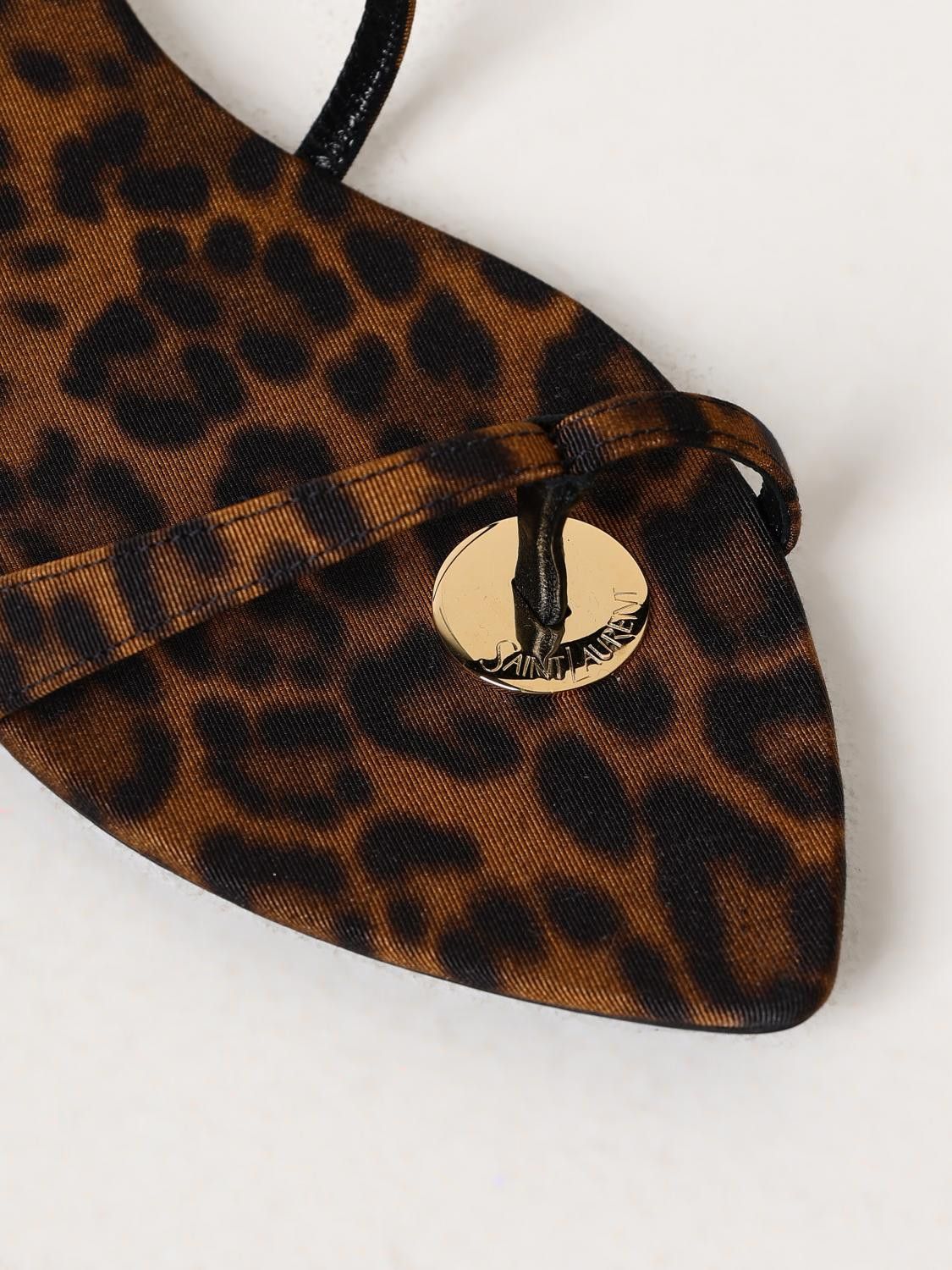 Saint Laurent Paris o1y0126 Flats in Brown/Black Size US 6 / IT 36 - 3 Thumbnail