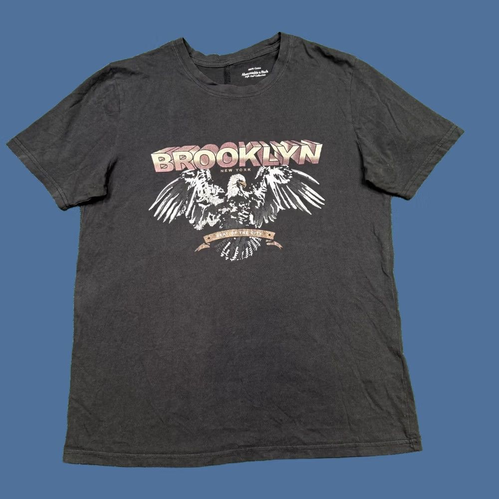 Abercrombie & Fitch Vintage Abercrombie Fitch Shirt Size S Black Short Sleeve Brooklyn Y2K Women's Size S / US 4 / IT 40 - 1 Thumbnail