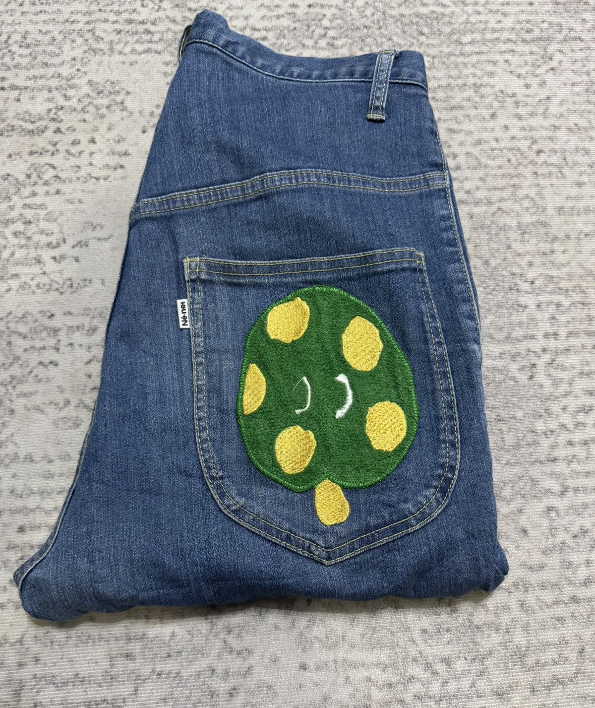 Ne-Net NE-NET ISSEY MIYAKE Dropcrotch Denim Jeans W30 Size US 30 / EU 46 - 3 Thumbnail