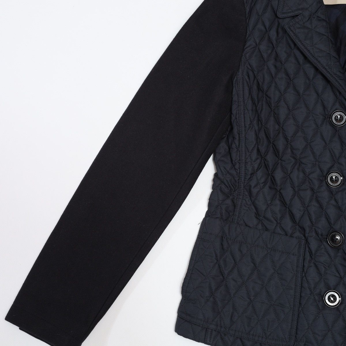 Burberry Burberry Brit Quilted Jacket With Wool Sleeve Navy Size S / US 4 / IT 40 - 11 Thumbnail