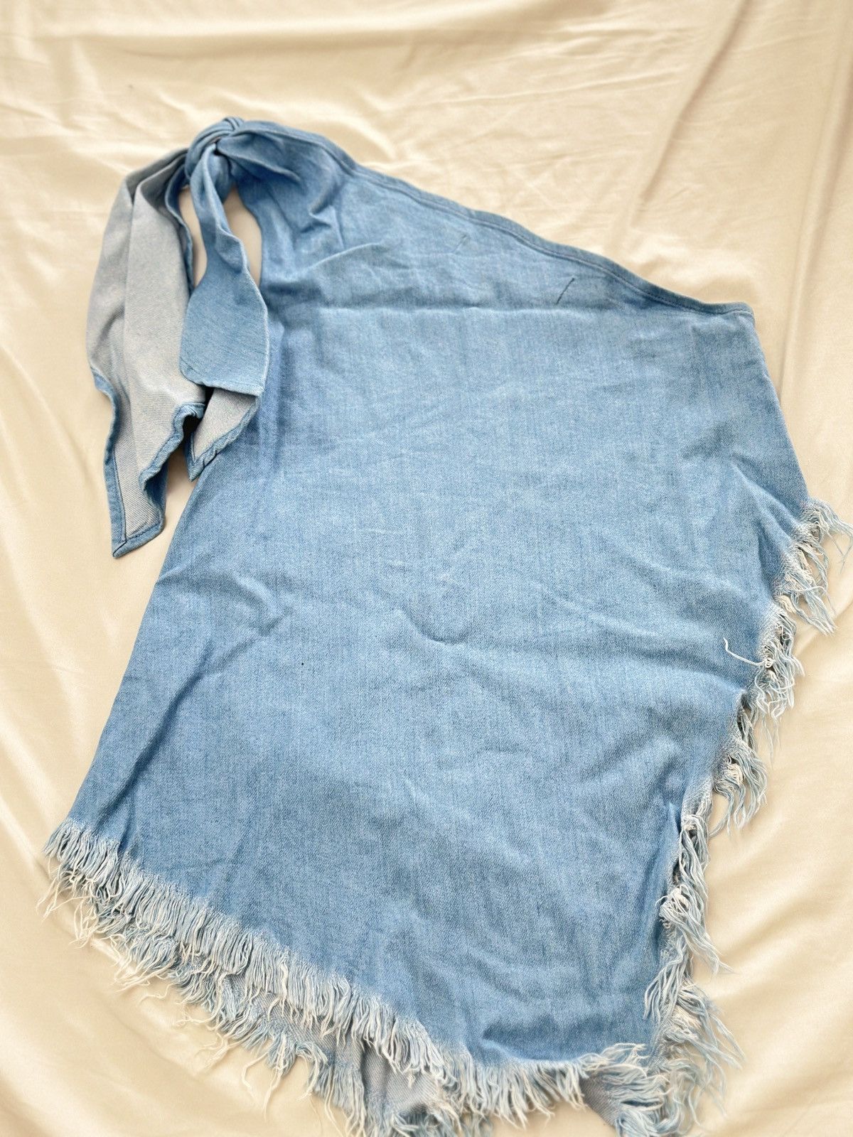 Marques'Almeida Marques almeida denim single shoulder women Top/xs Size XS / US 0-2 / IT 36-38 - 6 Thumbnail