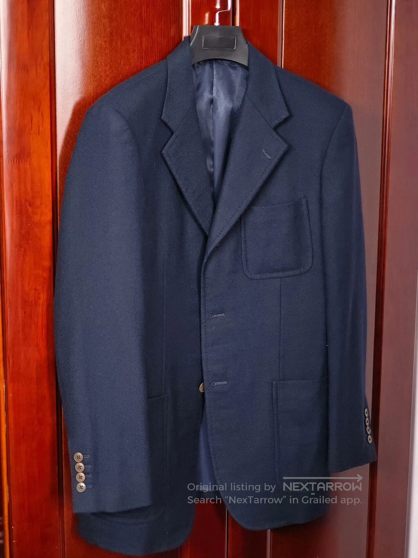 Japanese Brand Italian e. Thomas Wool Cashmere Blazer. Size US M / EU 48-50 / 2 - 1 Thumbnail