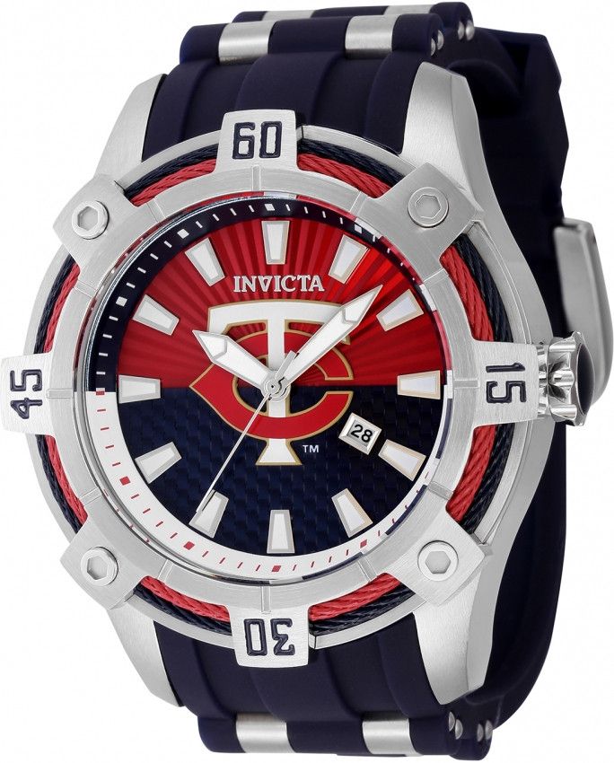 Invicta × MLB MLB Minnesota Twins Quartz Red Dial Men's Watch Size ONE SIZE - 1 Thumbnail
