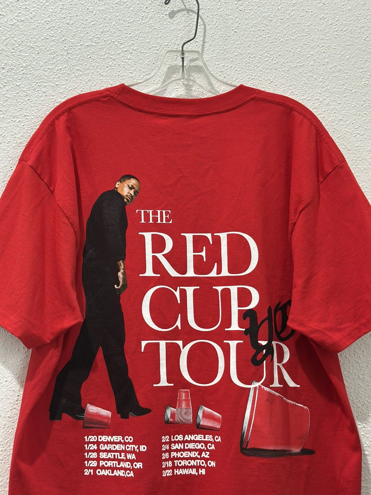 4HUNNID 4 Hunnid YG The Red Cup Tour 2023 Promo Tshirt Size Large Size US L / EU 52-54 / 3 - 2 Thumbnail