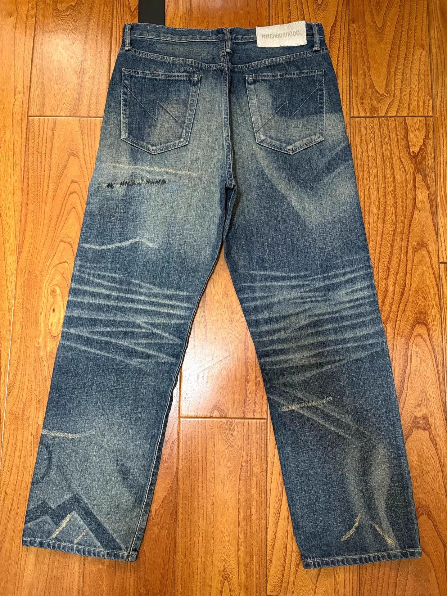 Neighborhood NEIGHBORHOOD SAVAGE DENIM 23SS Wolv Cut Wash Jeans M Size US 32 / EU 48 - 2 Thumbnail