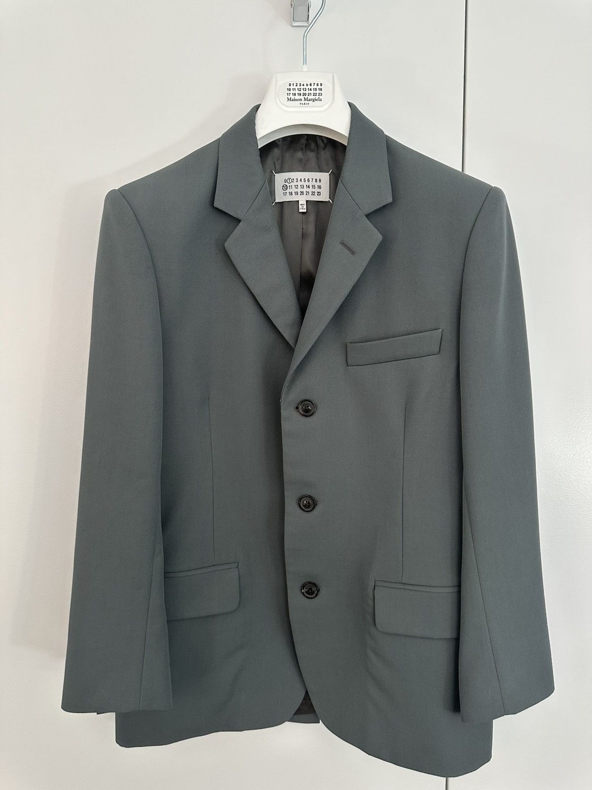 Maison Margiela Maison Margiela Sage Tailored Gabardine Suit Size 36R - 1 Thumbnail
