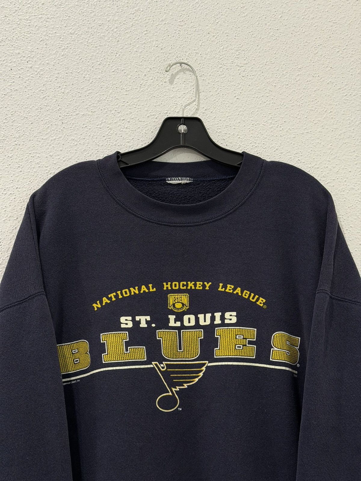 NHL Vintage 90s St. Louis Blues Hockey NHL Crewneck Size XL Size US XL / EU 56 / 4 - 2 Thumbnail
