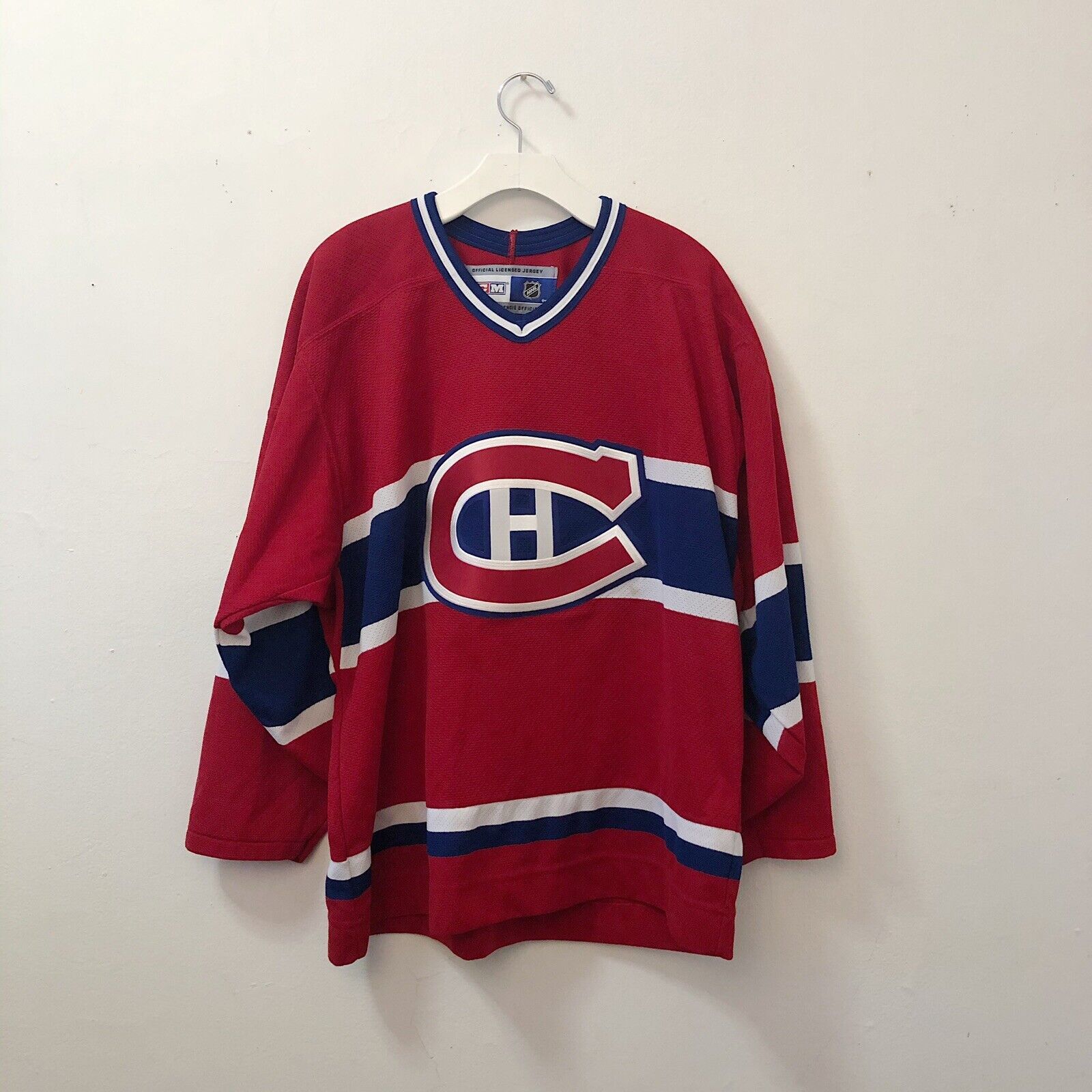 Ccm 1990s Scott Gomez #91 CCM Montreal Canadiens Jersey VTG Sz L Size US L / EU 52-54 / 3 - 3 Thumbnail