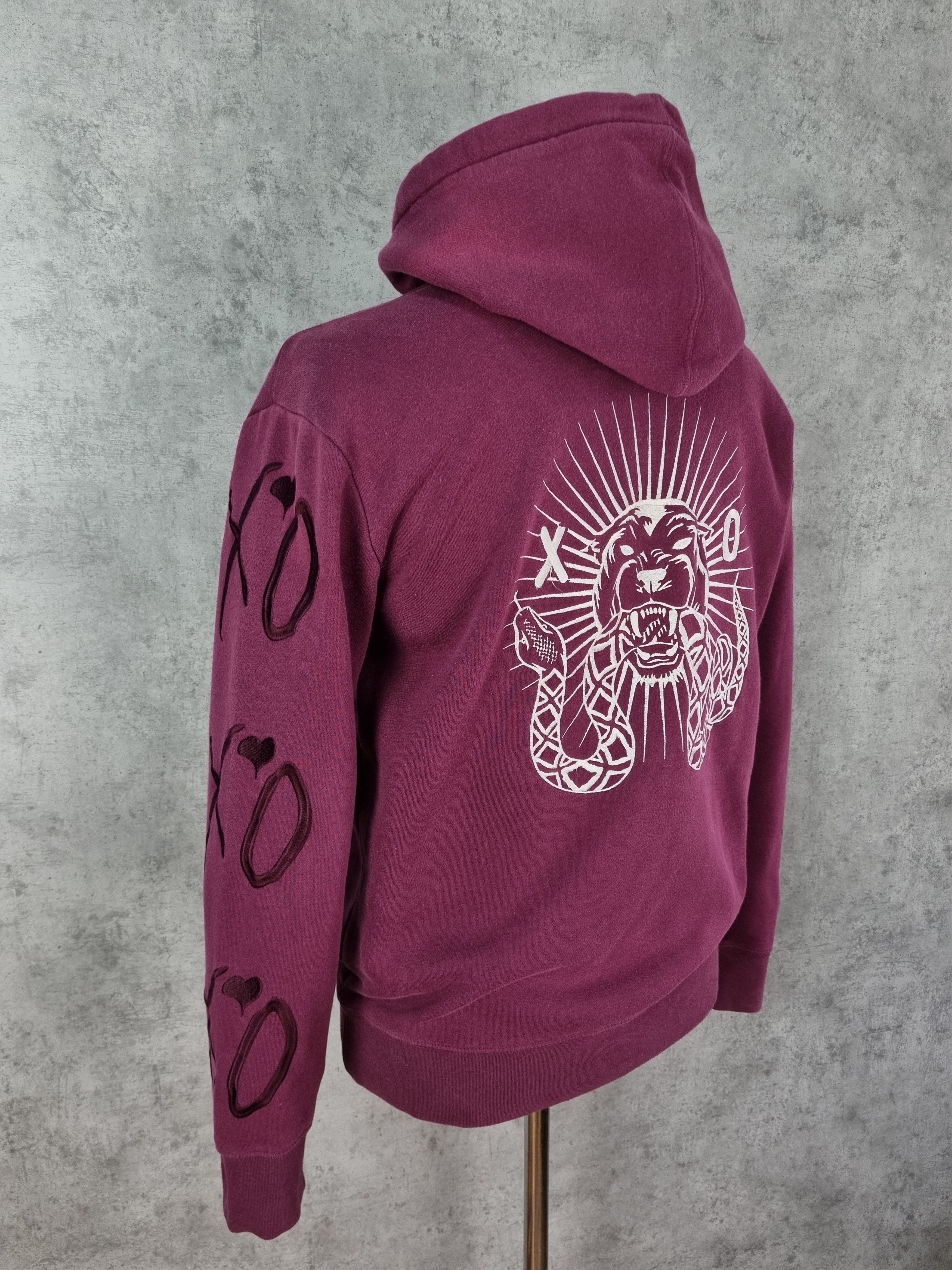 H&M × The Weeknd × XO The Weeknd XO Tiger&Snake Big Embroidered Logo Hoodie Size US M / EU 48-50 / 2 - 1 Thumbnail