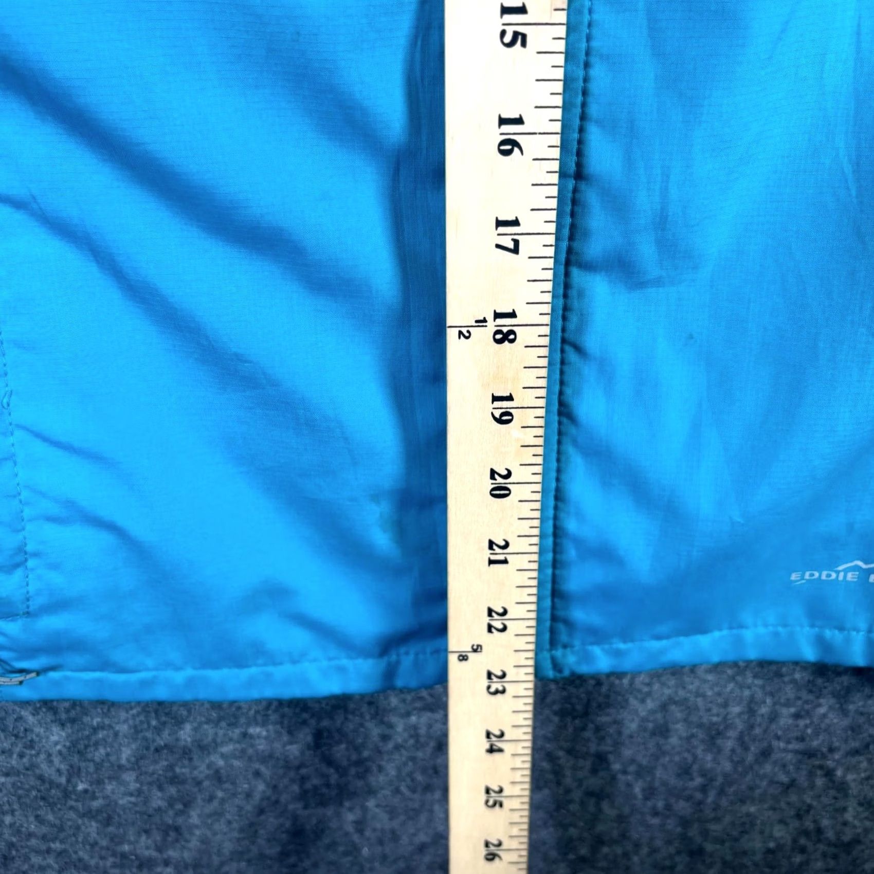 Eddie Bauer Eddie Bauer Windbreaker Jacket Women's S Blue Polyester Full-Zip Hooded Hiking Size S / US 4 / IT 40 - 3 Thumbnail