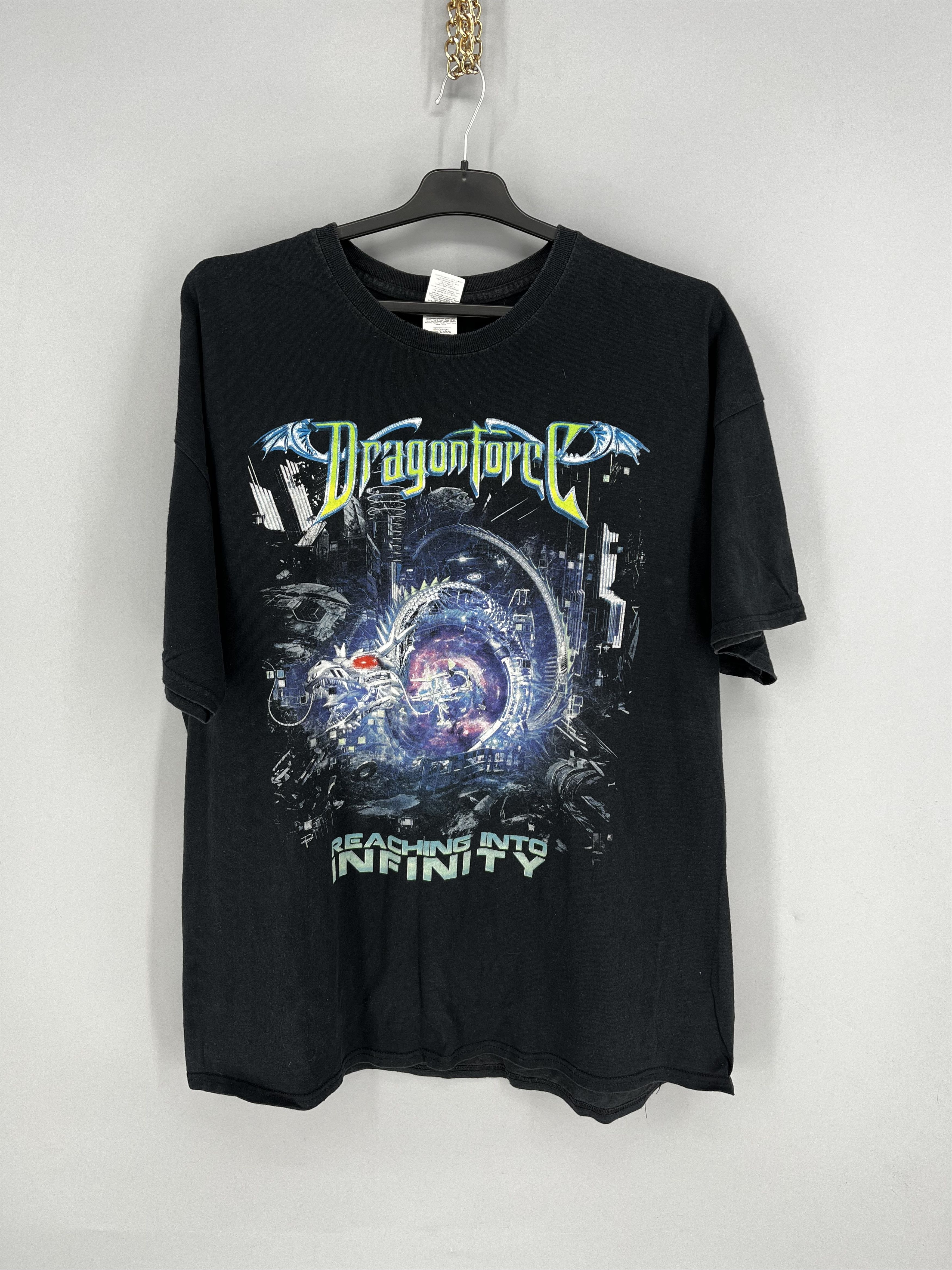 Band Tees Dragonforce Inhuman Rampage Tour Band Graphic T-Shirt Adult Size US XXL / EU 58 / 5 - 1 Thumbnail