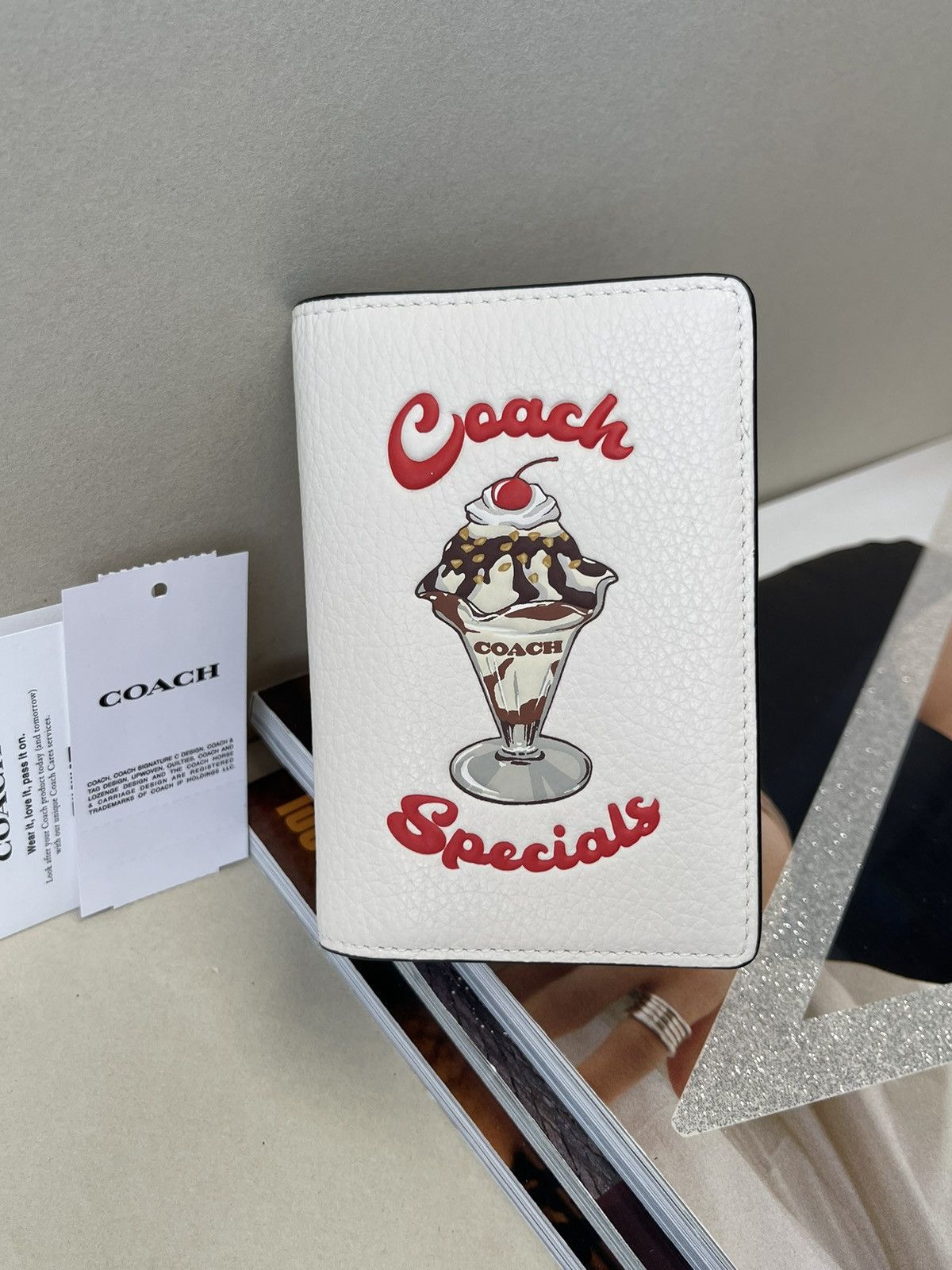 Coach (new+tag+box) Coach women bifold + card case leather wallet Size ONE SIZE - 12 Thumbnail