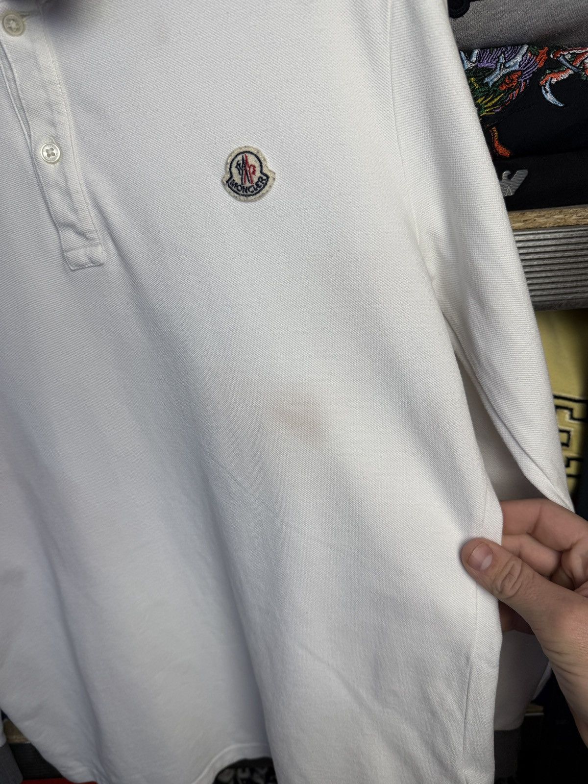 Moncler Moncler Polo Long Sleeve Luxury Size US XS / EU 42 / 0 - 13 Thumbnail