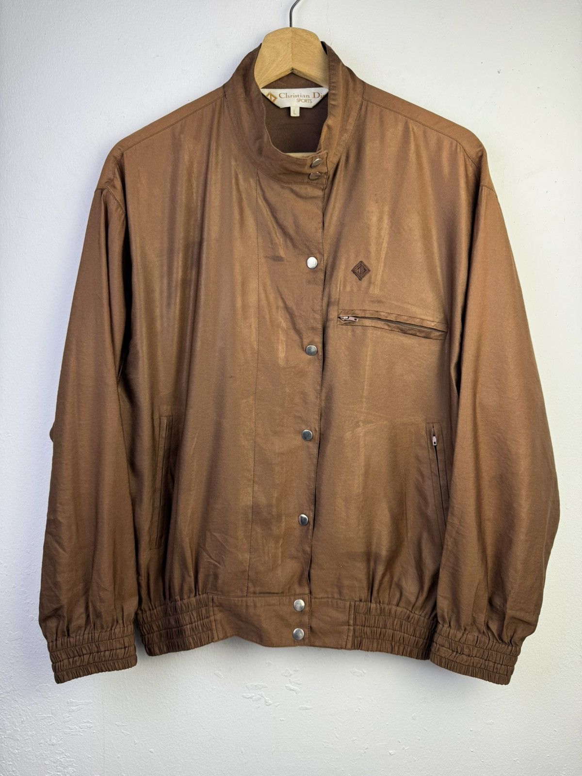 Christian Dior Monsieur vintage Christian Dior Sports light brown bomber jacket Size US L / EU 52-54 / 3 - 3 Thumbnail
