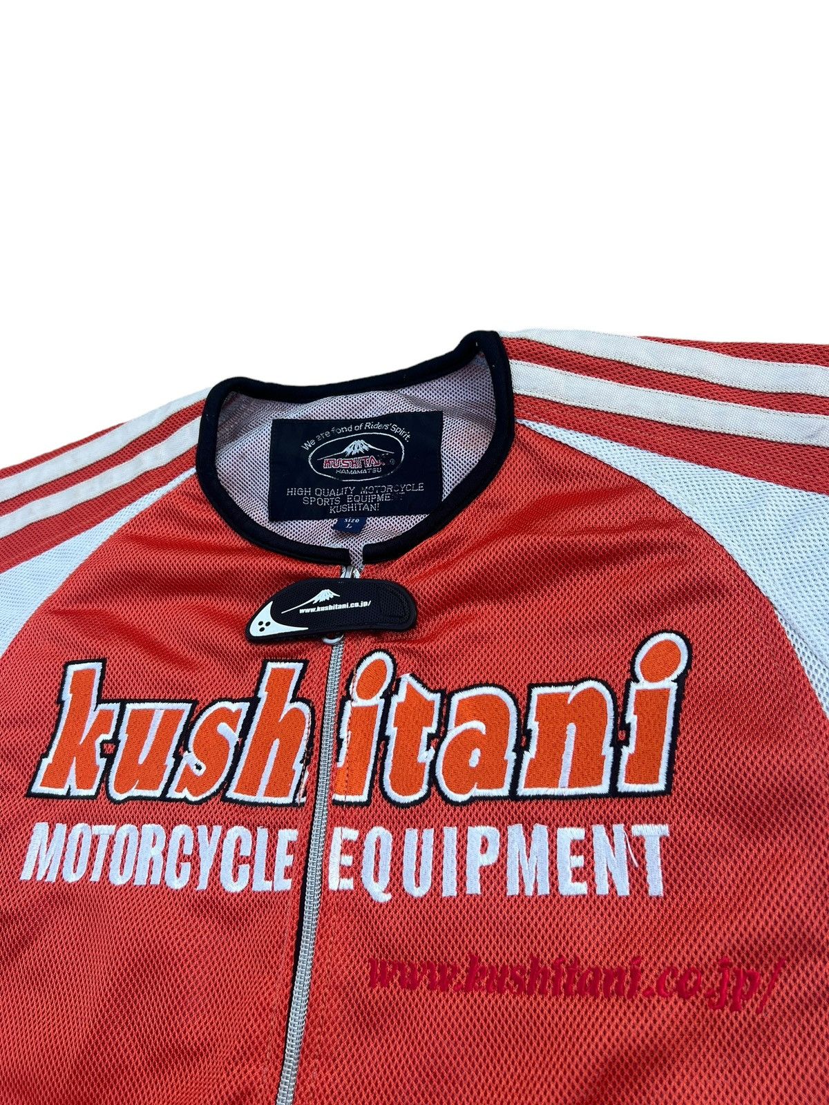 Japanese Brand × Sports Specialties Vintage 2002 KUSHITANI Racing Specialist Mesh Jacket Shirt Size US L / EU 52-54 / 3 - 8 Thumbnail