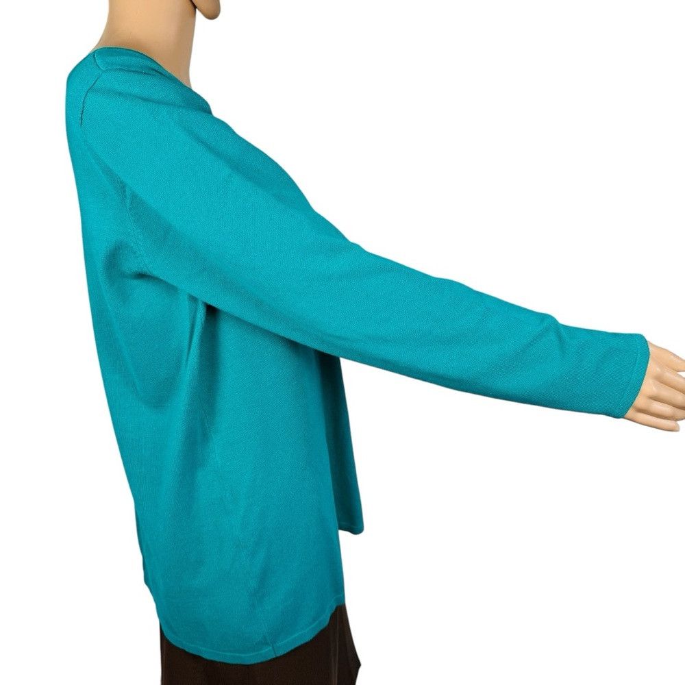Other Belle by Kim Gravel Feather Knit Square Neck Sweater A46859 Size L / US 10 / IT 46 - 3 Thumbnail