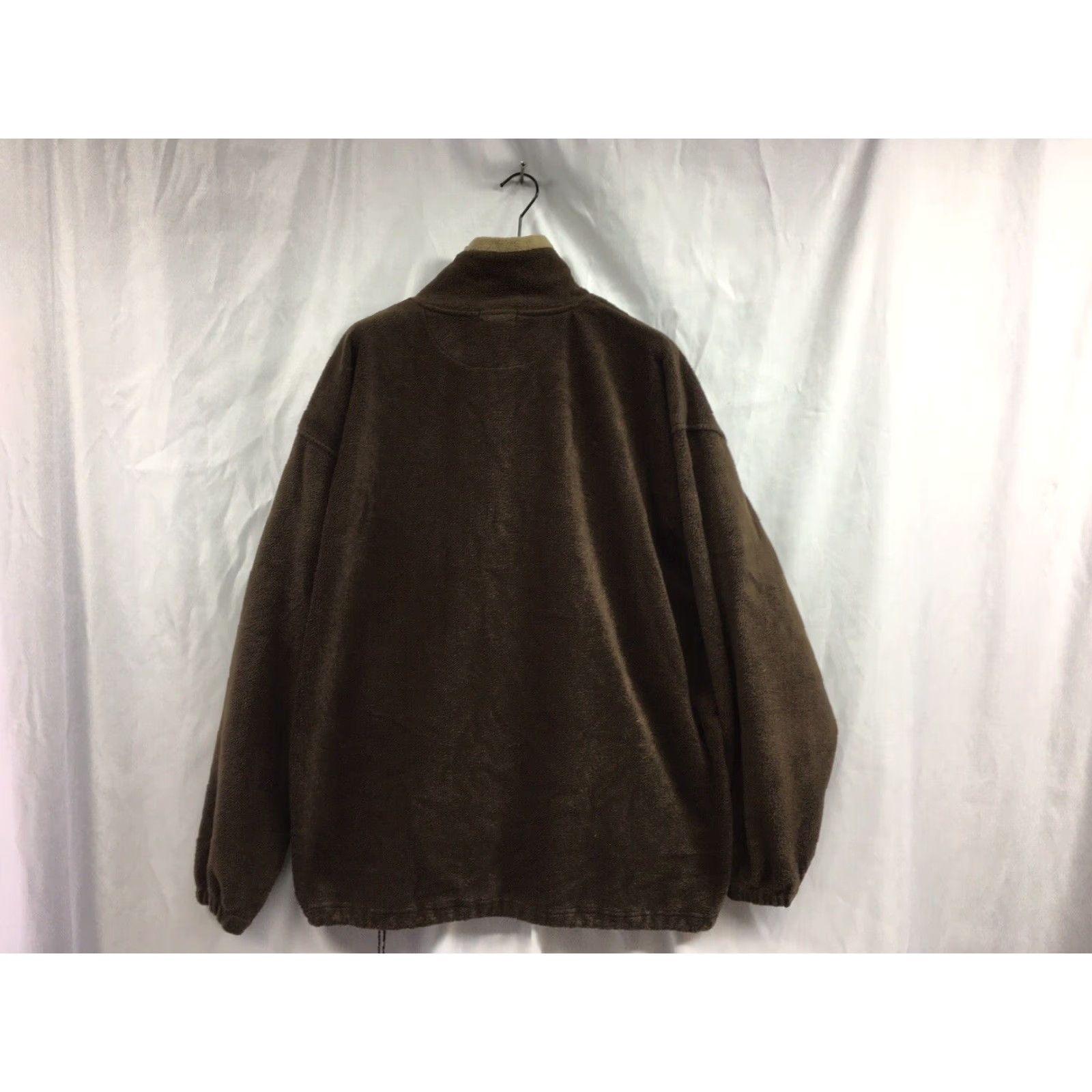 Vintage Benzene Jacket Mens 2XL Brown Long Sleeve 1/4 Zip Fleece Casual Hiking Warm Windbreaker Size US XXL / EU 58 / 5 - 7 Thumbnail