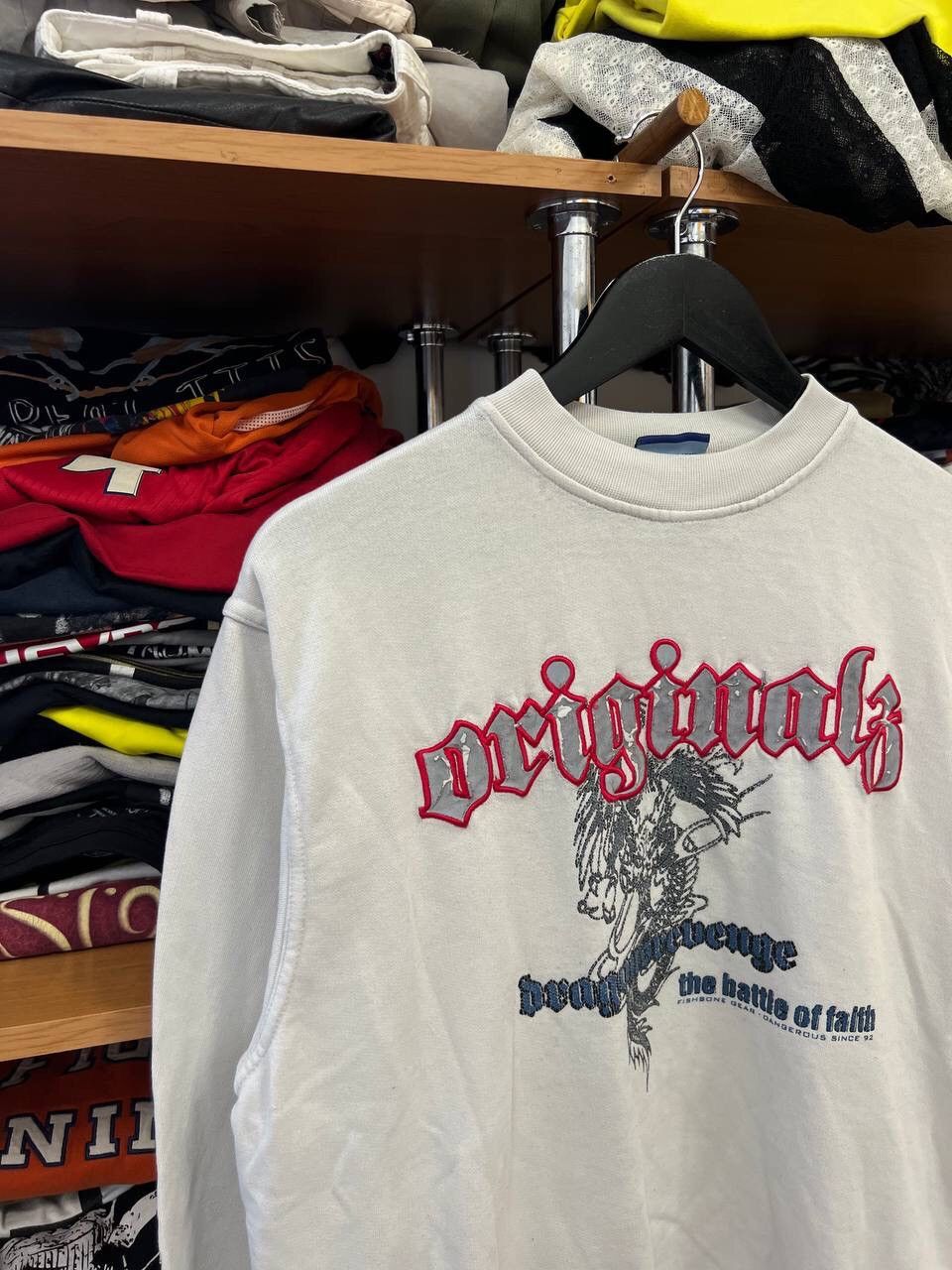 Vintage Fishbone Vintage Unique Y2K / 90s Crewneck Sweatshirt Size US M / EU 48-50 / 2 - 2 Thumbnail