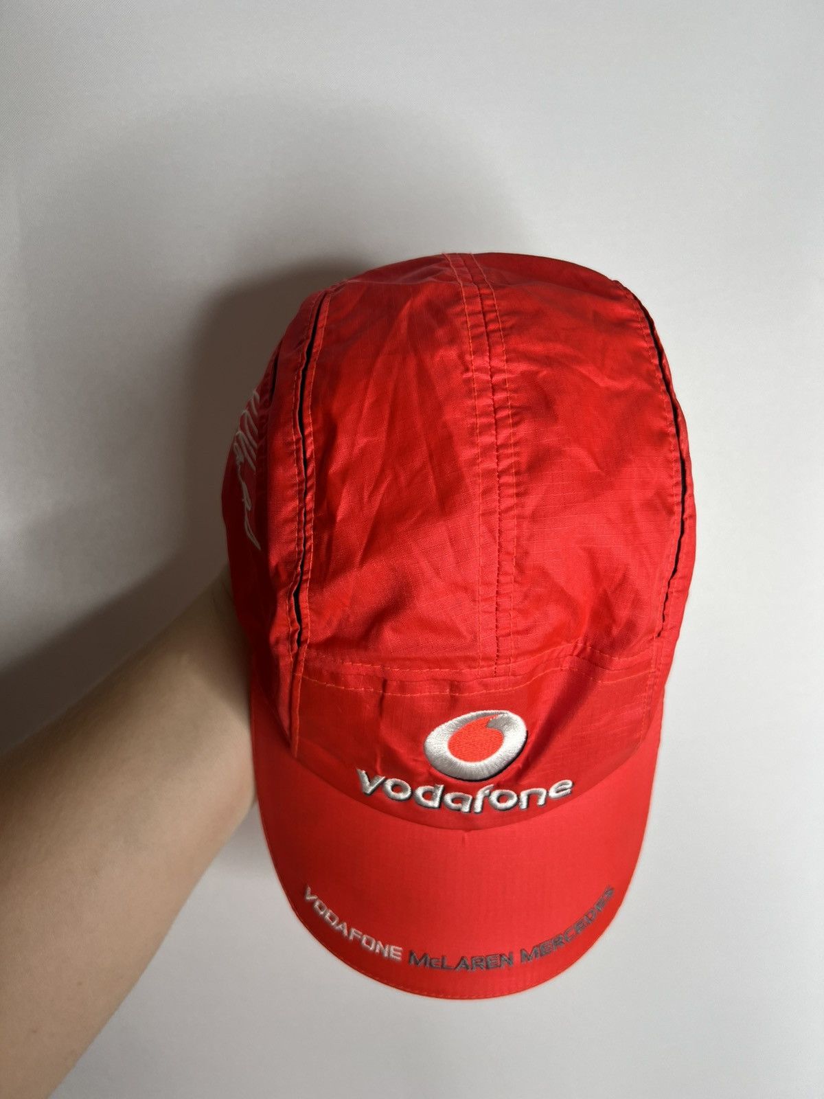 Mercedes-Benz 🏁 Vodafone McLaren Mercedes Hamil Toniz Cap Hat F1 Team 🏁 Size ONE SIZE - 4 Thumbnail